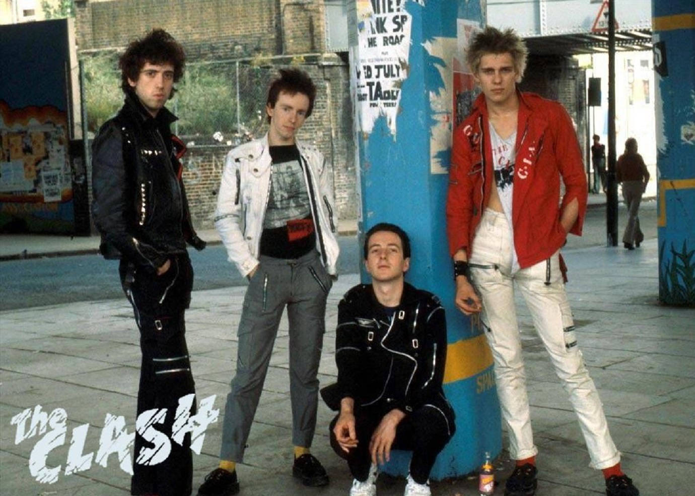 The Clash Debut Era 1976 Photoshoot Wallpaper