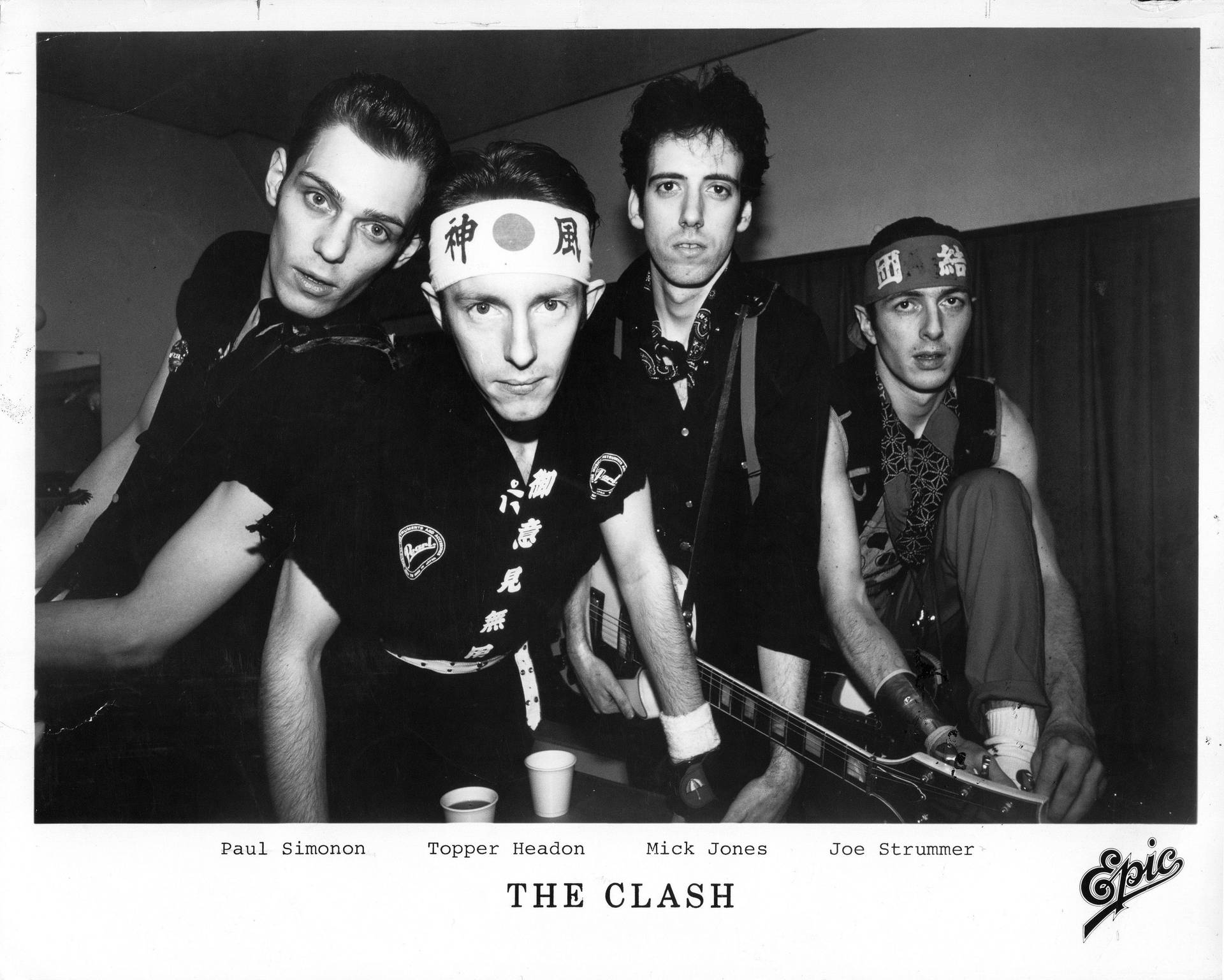 The Clash In Tokyo Japan 1982 Wallpaper