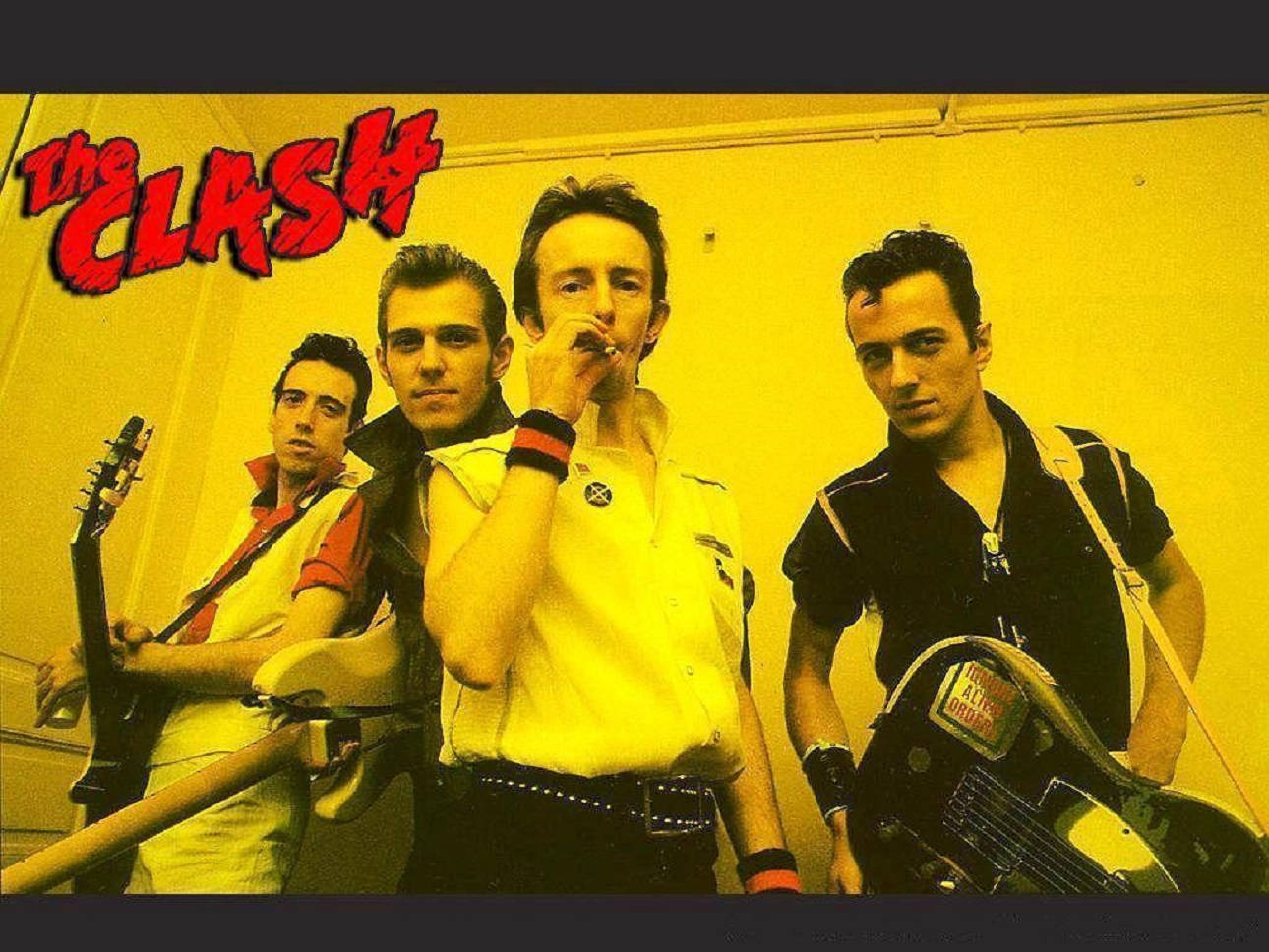The Clash New York City Concert 1979 Poster Wallpaper