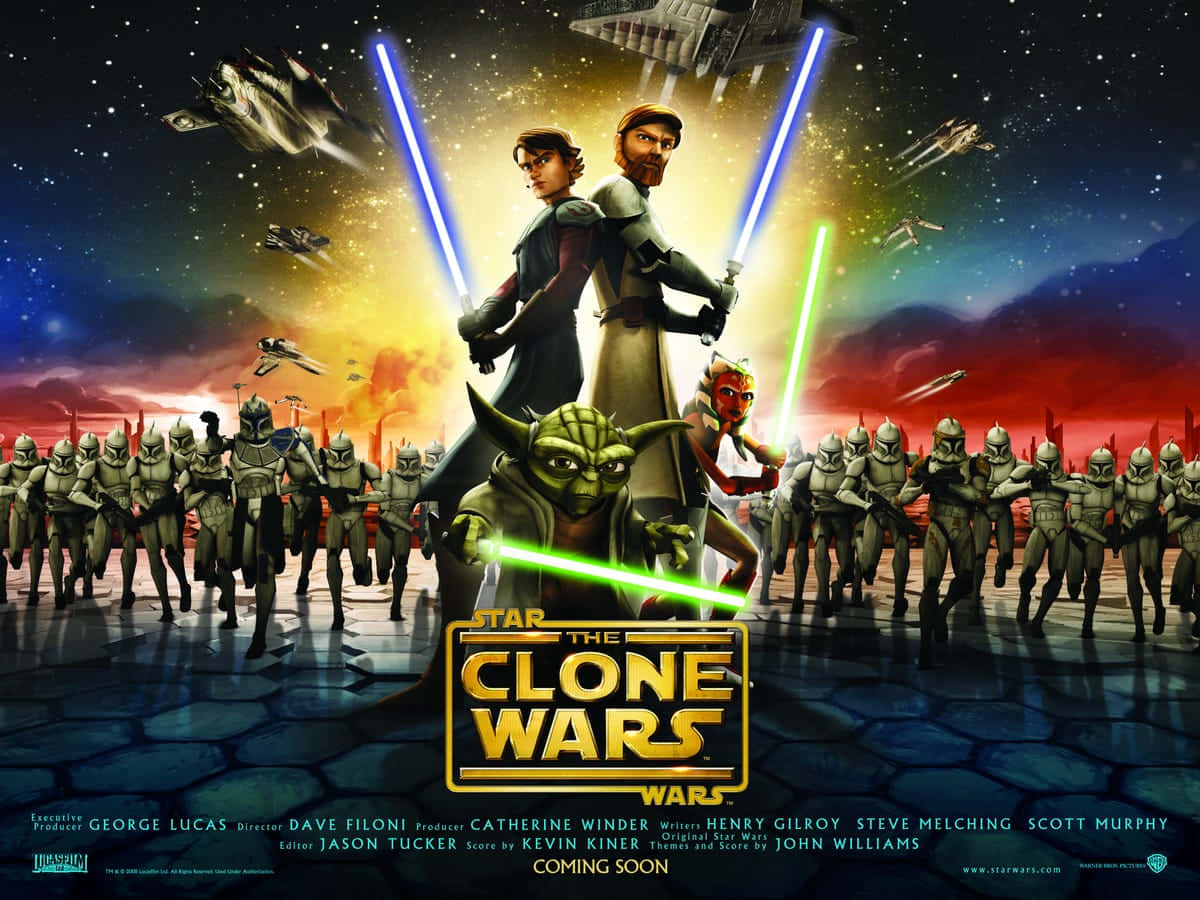 The Clone Army prepares for battle" Wallpaper