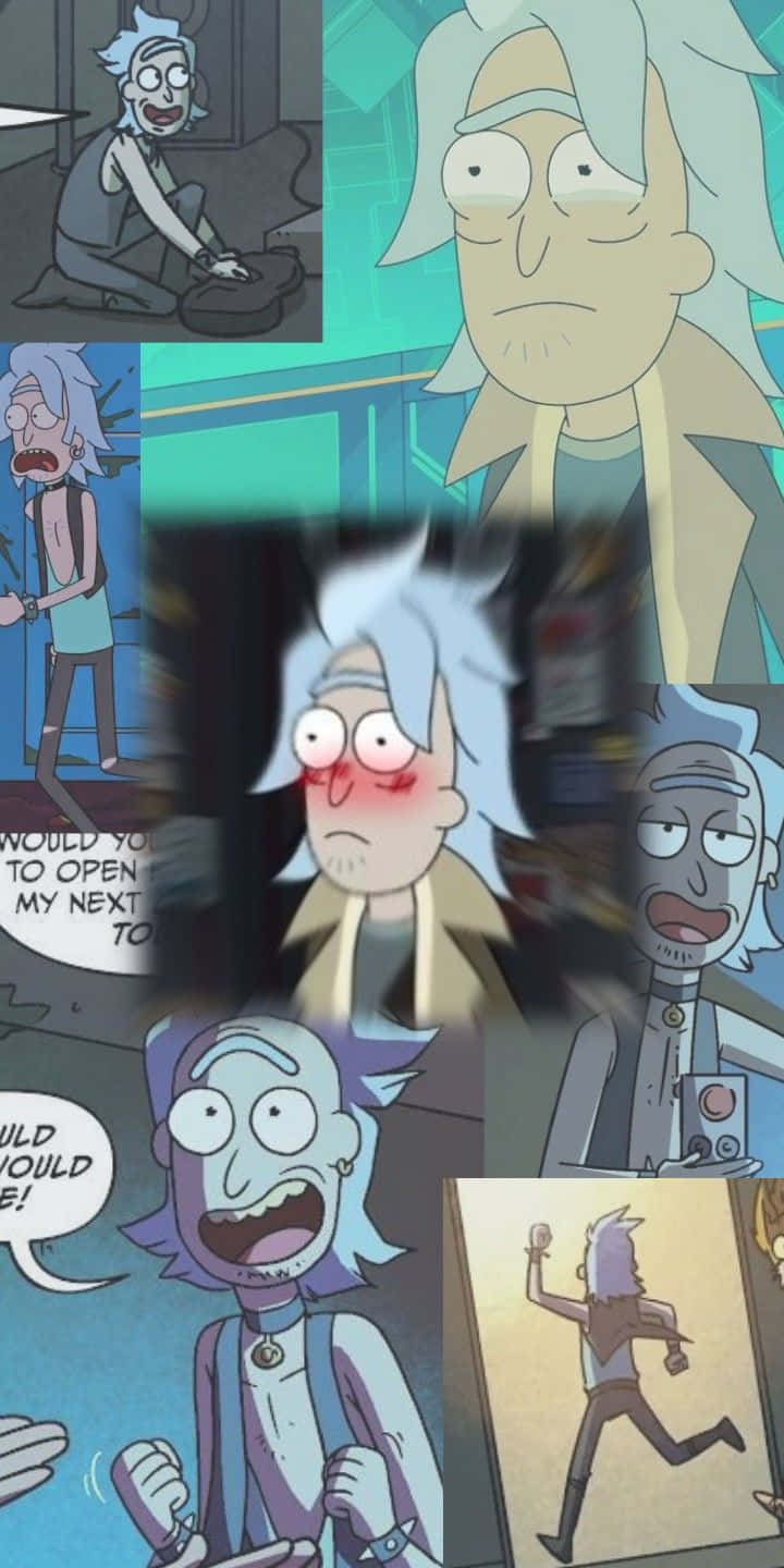 The Council of Ricks in an Intergalactic Meeting Wallpaper