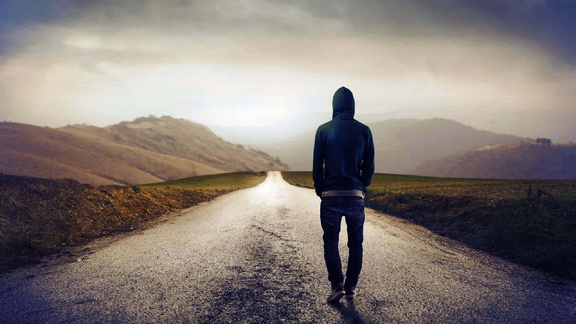 The Country Road Sadness Wallpaper