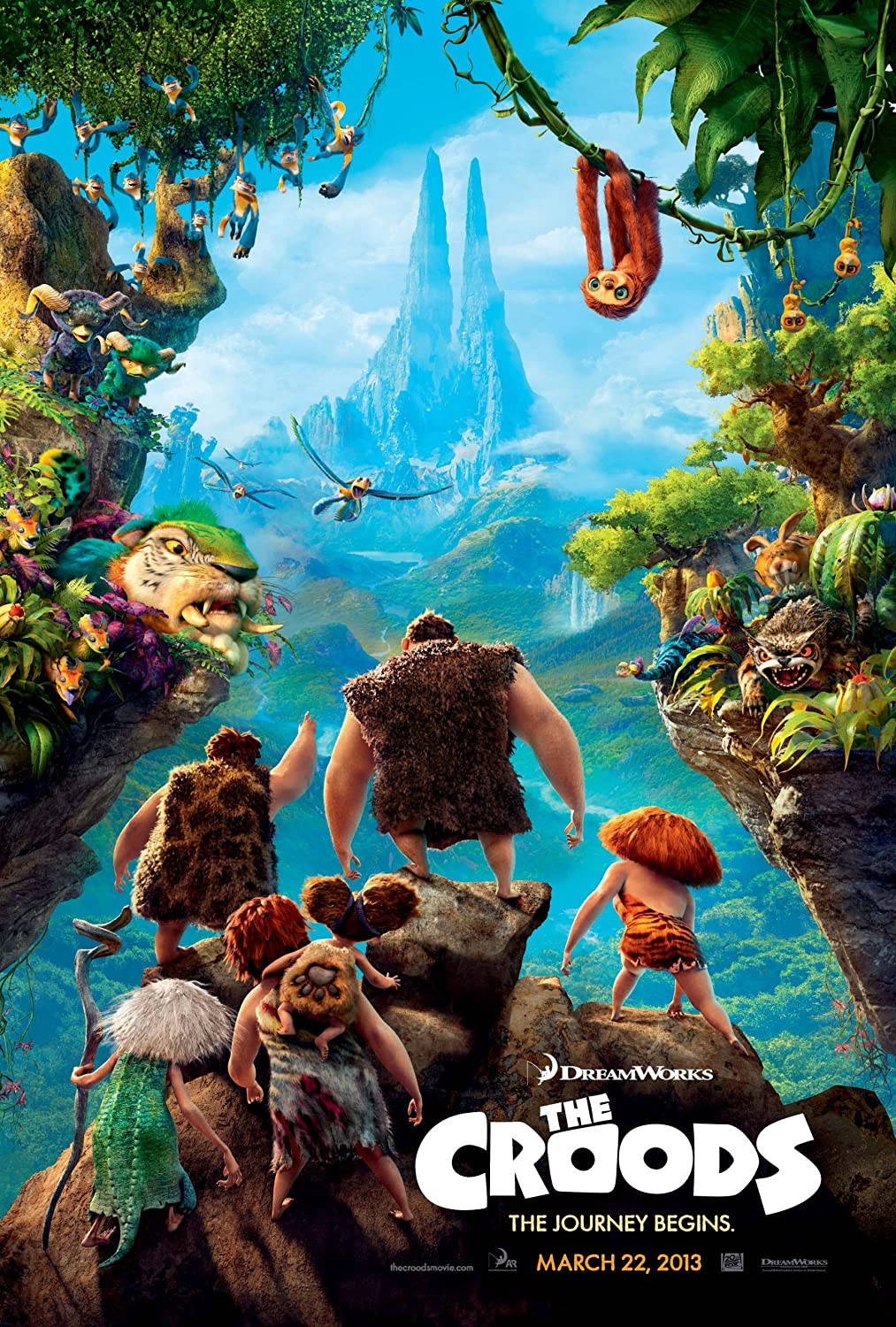 The Croods Backs Movie Poster Wallpaper