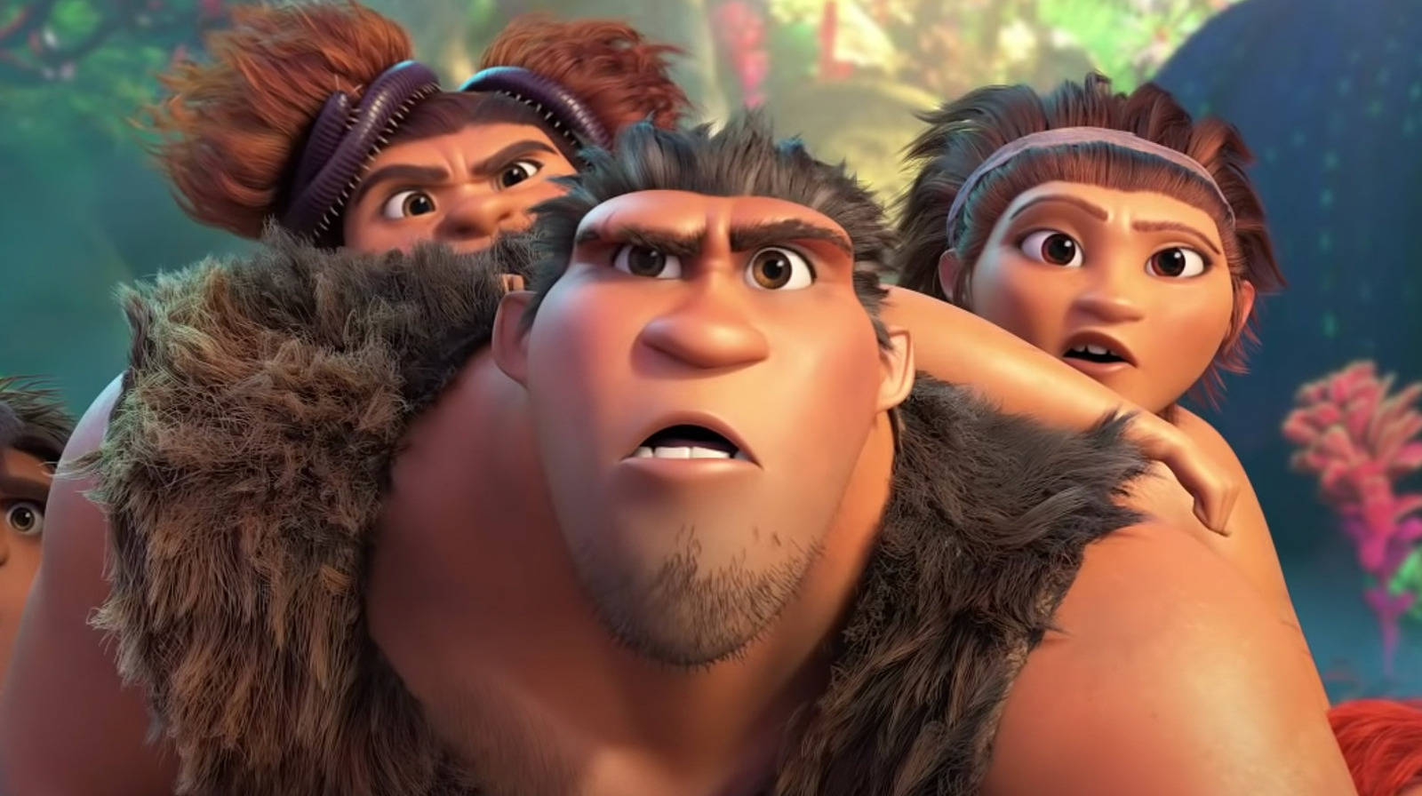 The Croods Characters Confused Faces Wallpaper. 