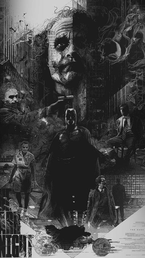 The Dark Knight 2008 Batman Iphone Wallpaper