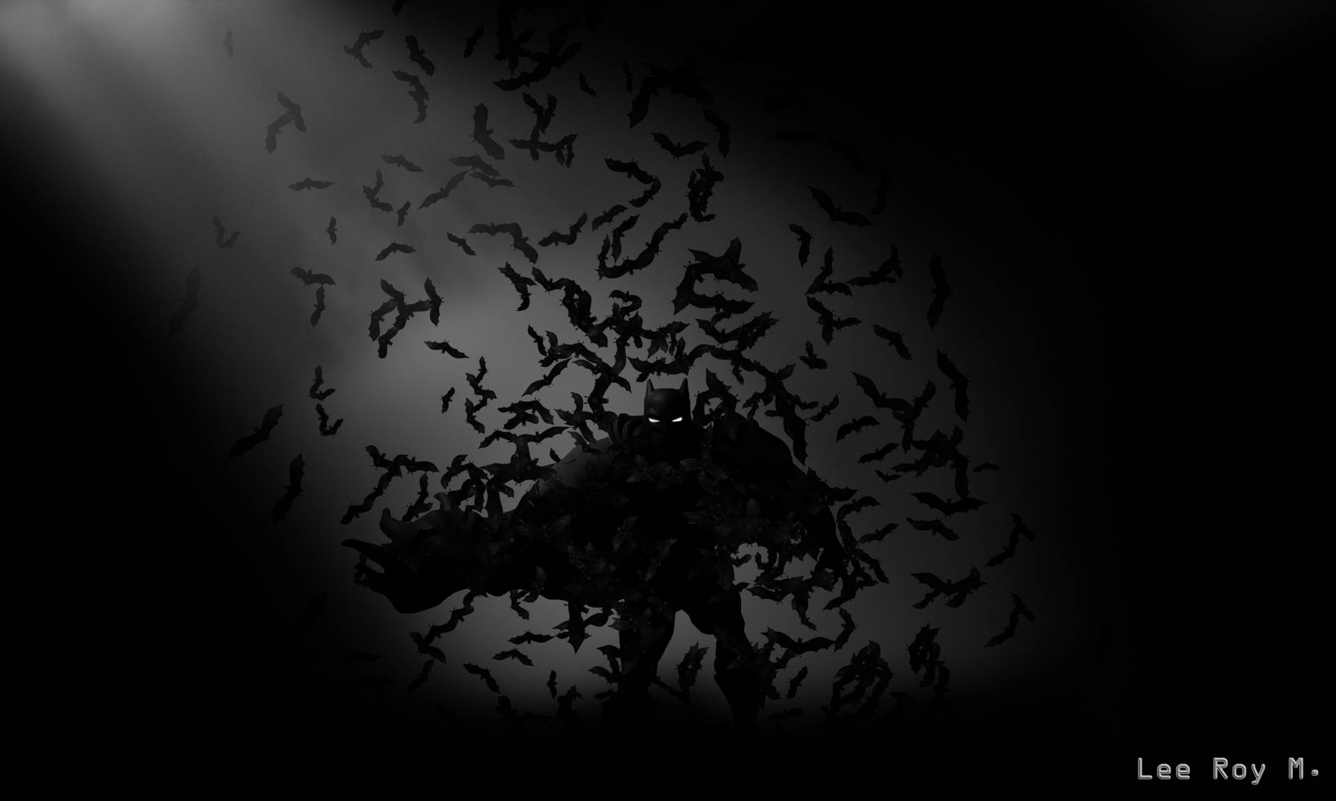 The Dark Knight Takes the Fight to Gotham Wallpaper