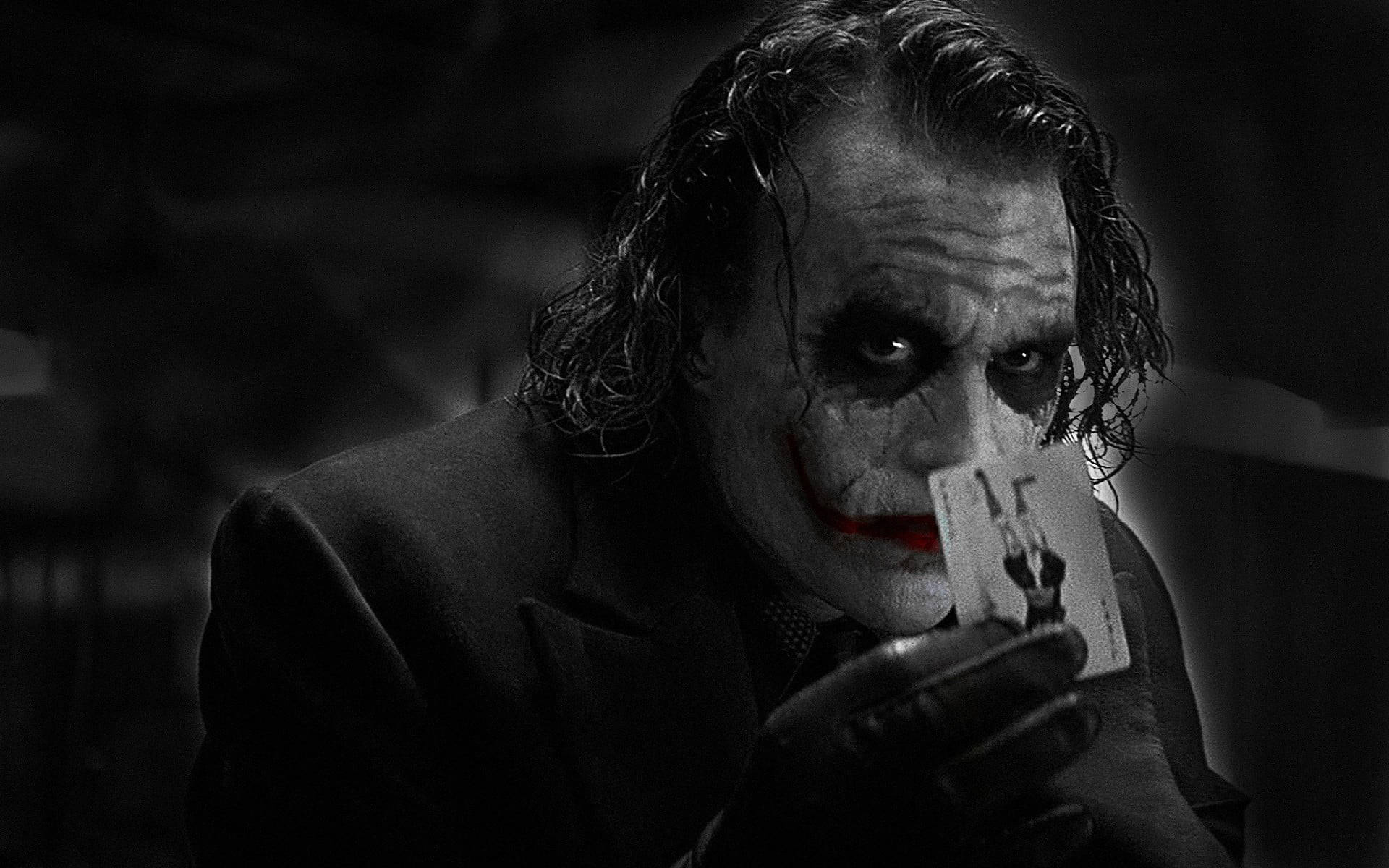 The Dark Knight Heath Ledger Joker Card