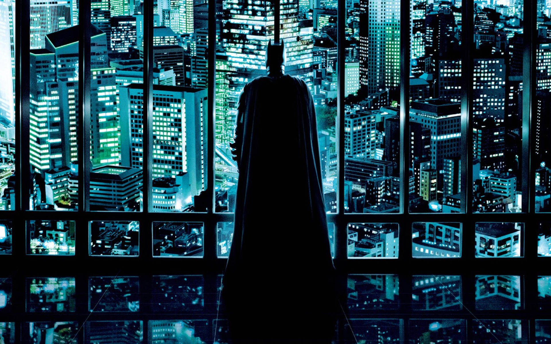 The Dark Knight Watches Gotham City