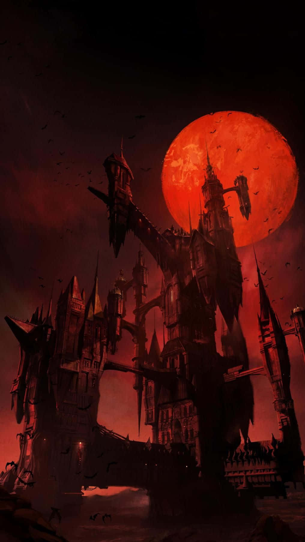 The Dark Prince, Dracula Ruling Over His Gothic Castle In The Game Castlevania. Wallpaper
