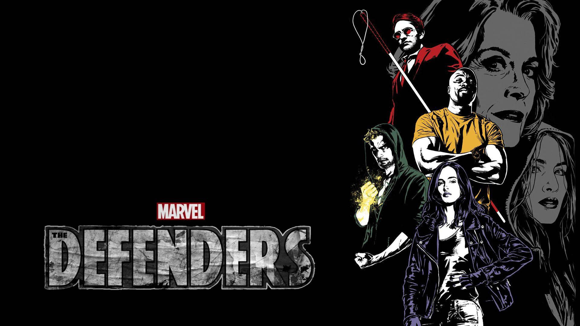 Den Defenders Marvel Original Tv Series Wallpaper Wallpaper