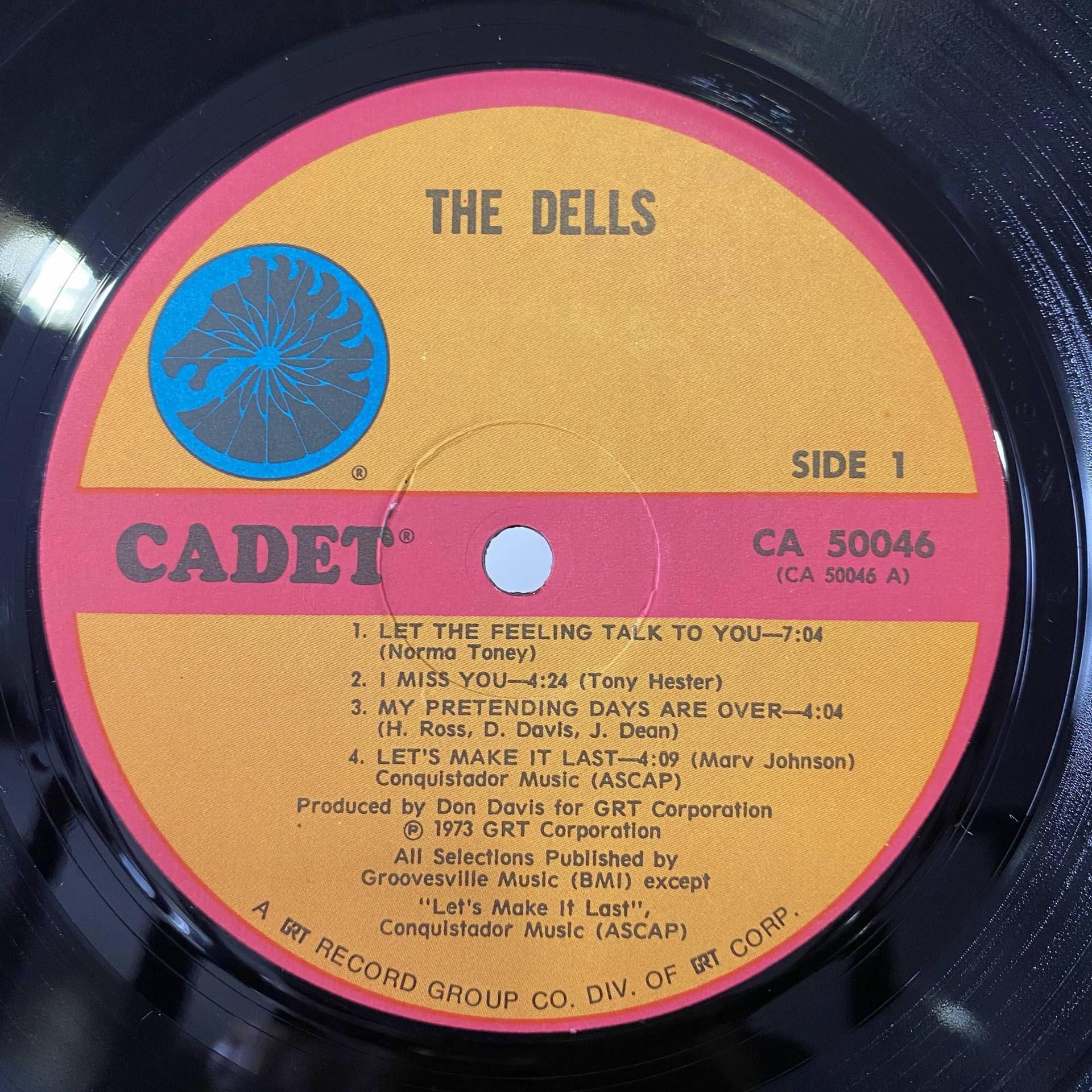The Dells Cadet Music Disc Wallpaper