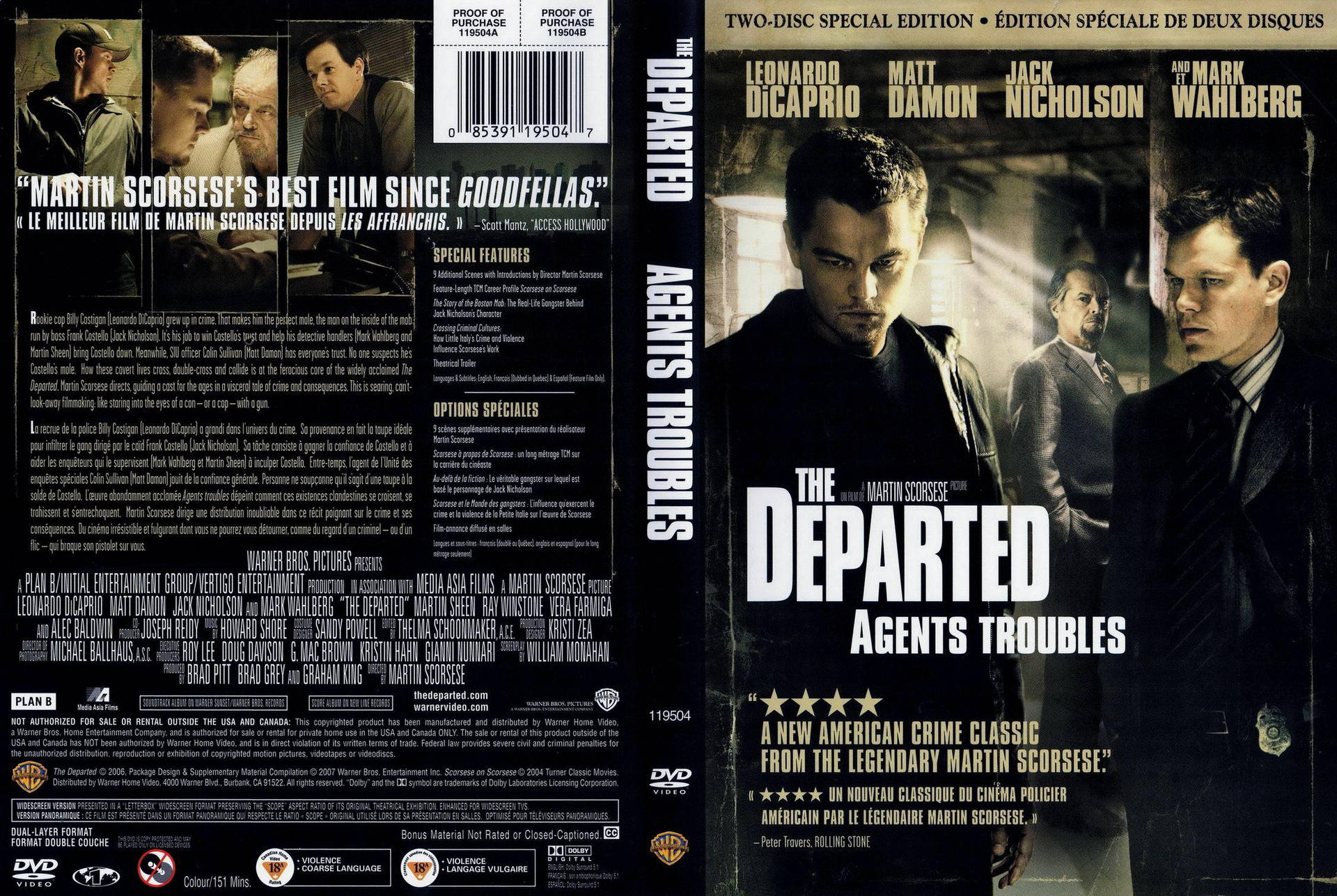The Departed Dvd Cover Wallpaper