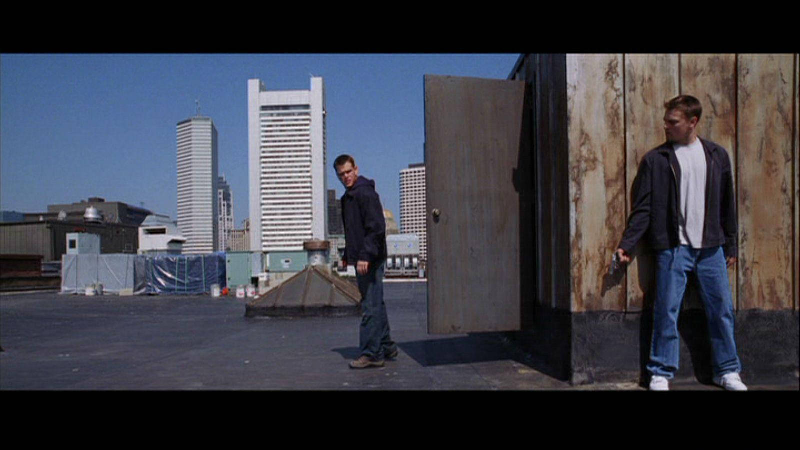 Undercover Agent on the Roof - The Departed Wallpaper