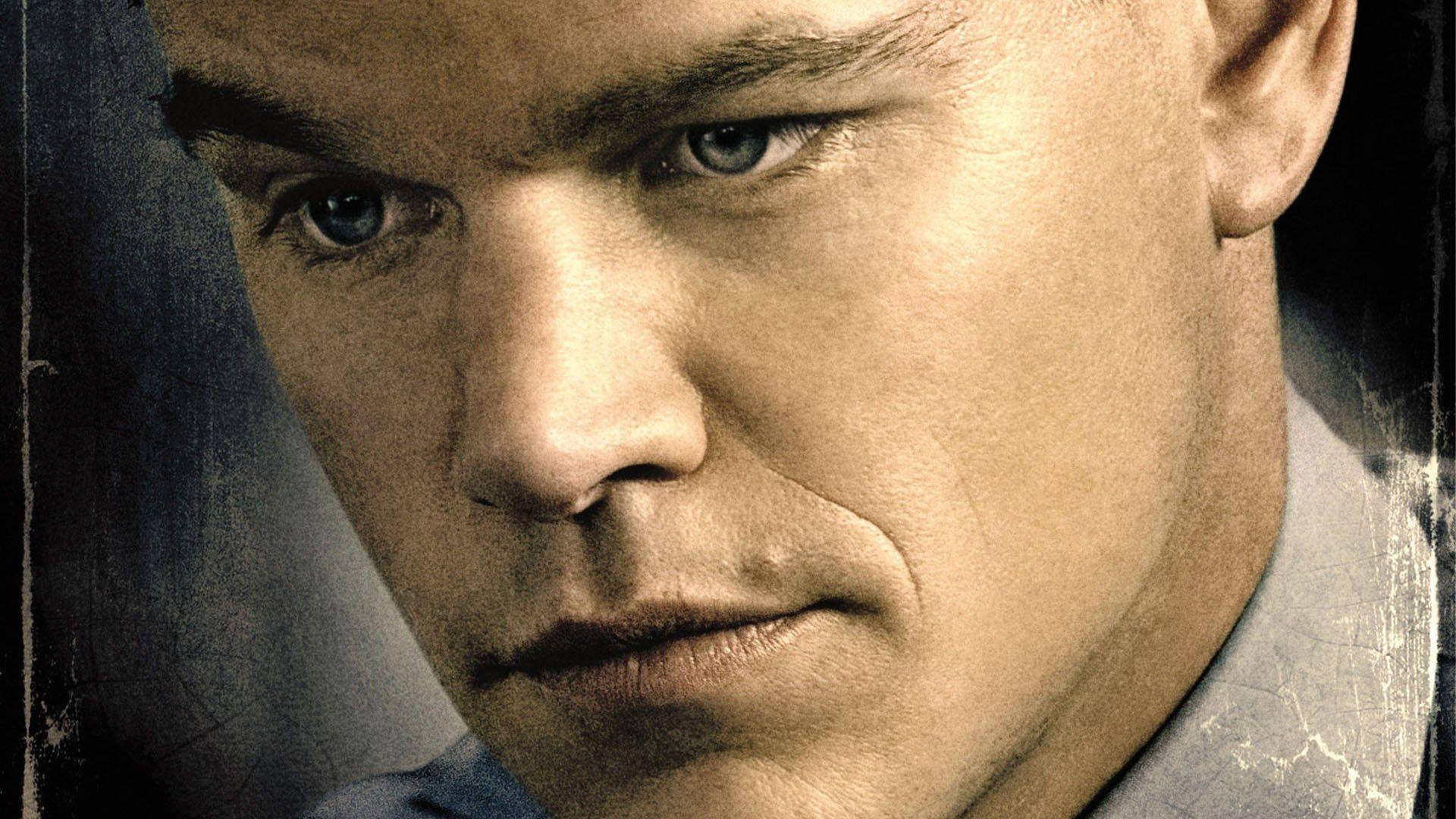 Denavgångne Matt Damon Närbildsfoto Wallpaper