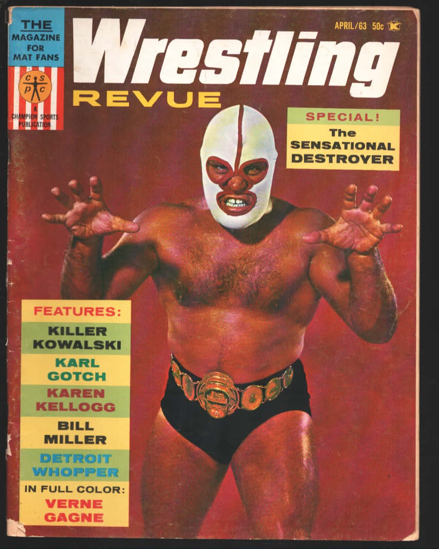 Destruktør Wrestling Revue April 1963. Wallpaper