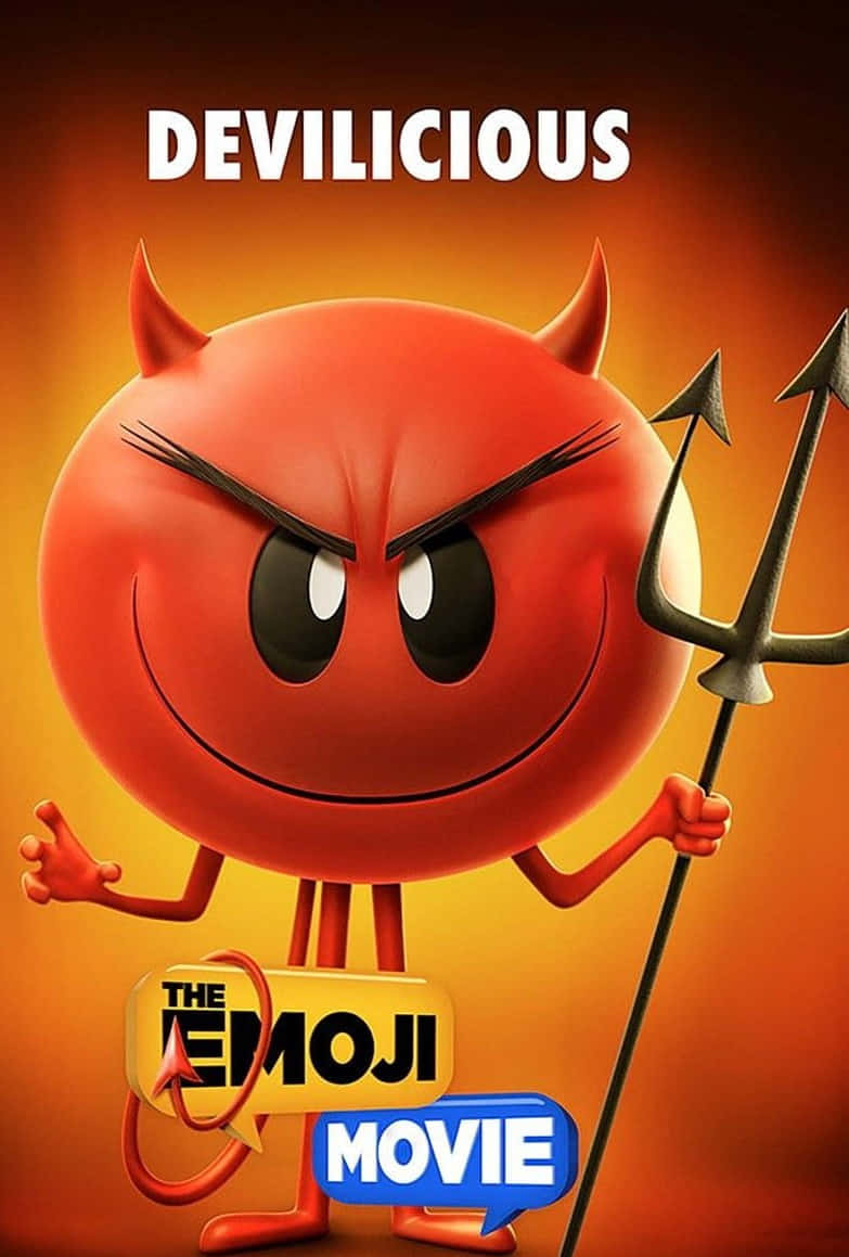 The Devil Emoji From The Emoji Movie Background