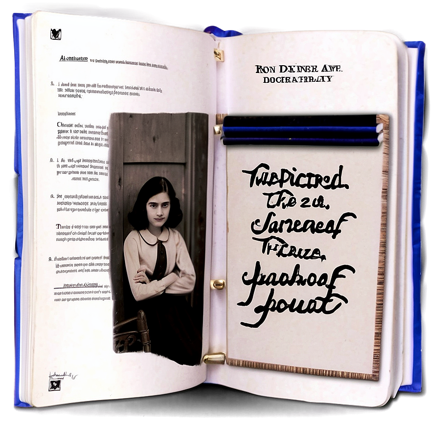 The Diary Of Anne Frank Book Cover Png 27 PNG