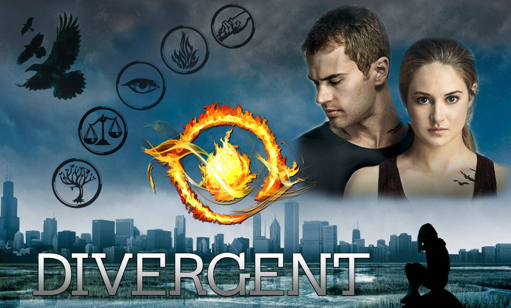The Divergent Series Graphic Artwork Wallpaper