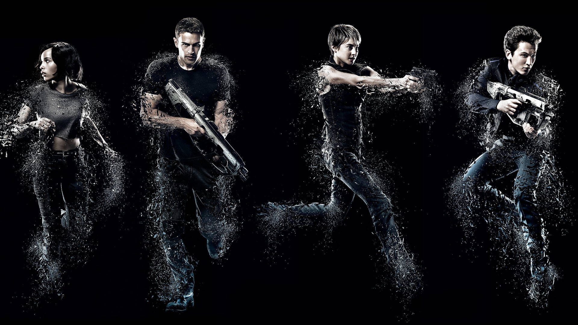 The Divergent Series Gun Fights Digital Artwork Wallpaper