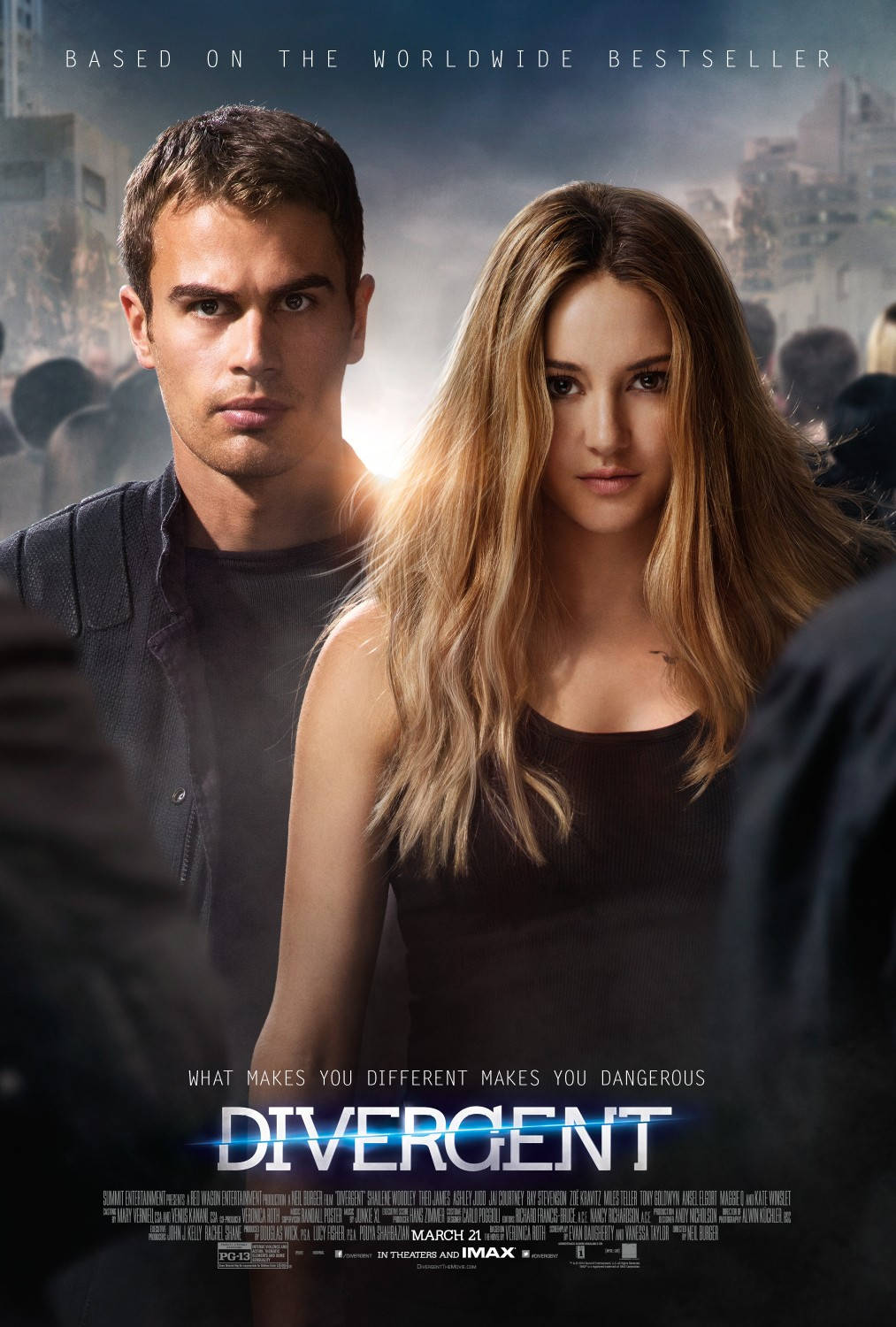 Den Divergent Serie Film Plakat Wallpaper