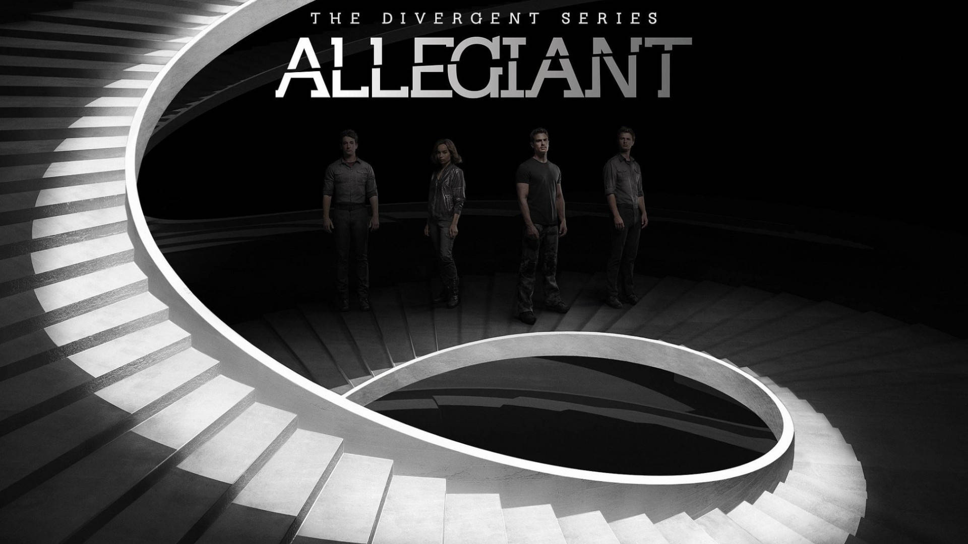 The Divergent Series Spiral Staircase Wallpaper