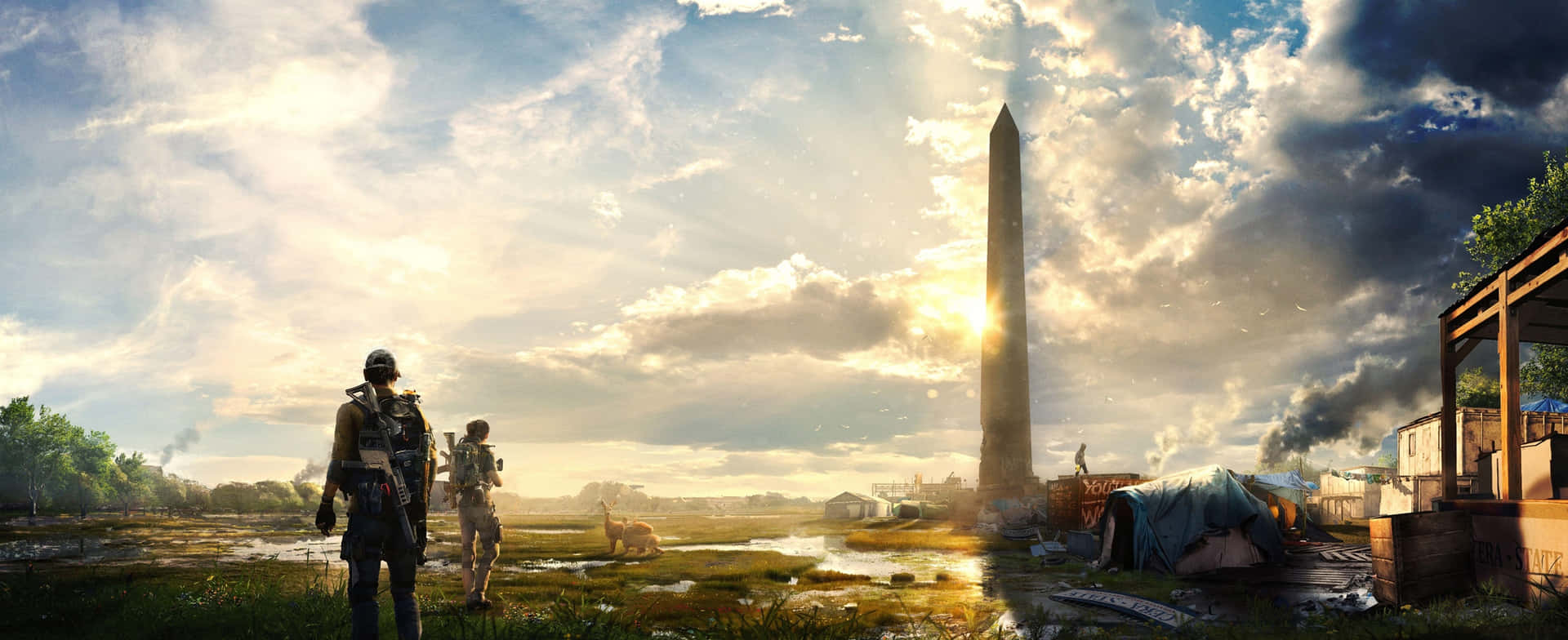 Unlock new experiences in The Division 2 with a 4K display. Wallpaper