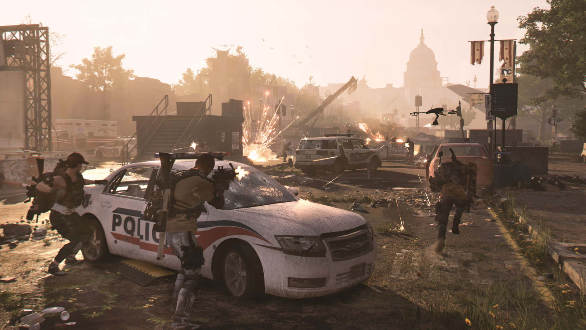 Reinforce Your Aftermath Squad with the Division 2 4K Wallpaper