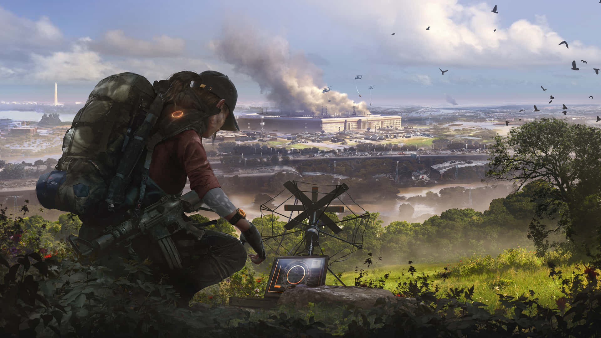 Experience the Thrills of The Division 2 in 4K Wallpaper