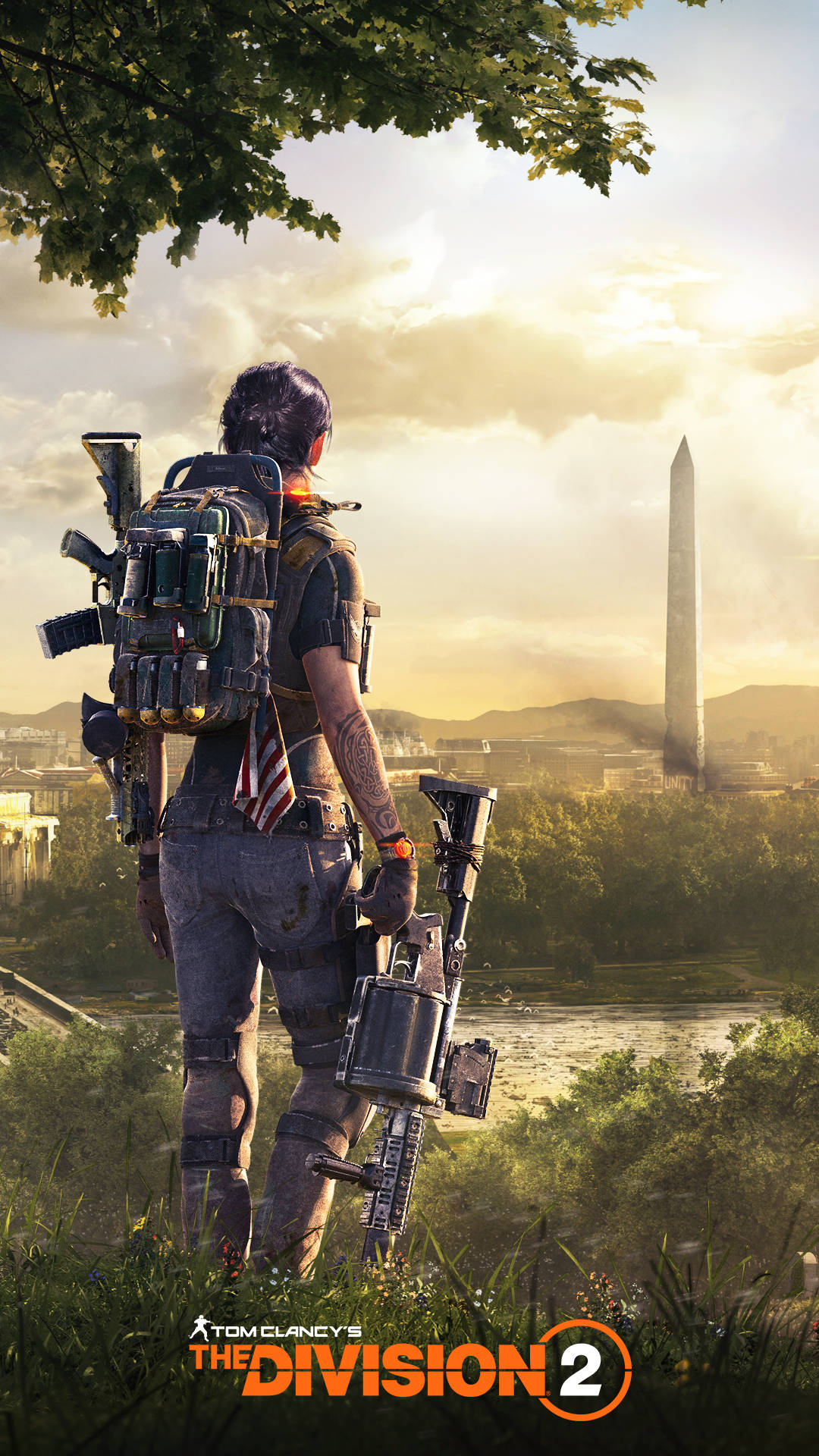 The Division 2 Girl Agent Poster Wallpaper