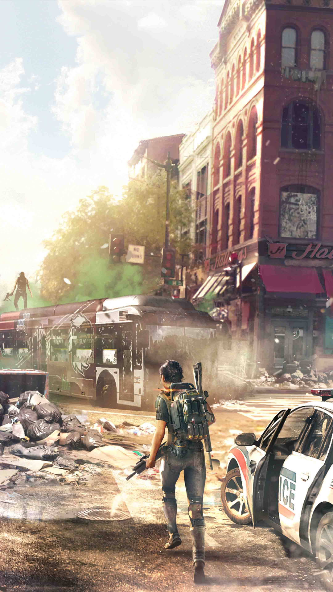 Unlock the mysteries of The Division 2 with this smartphone Wallpaper