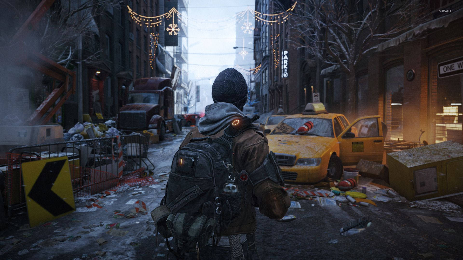 The Division 2 Ruined Street Wallpaper