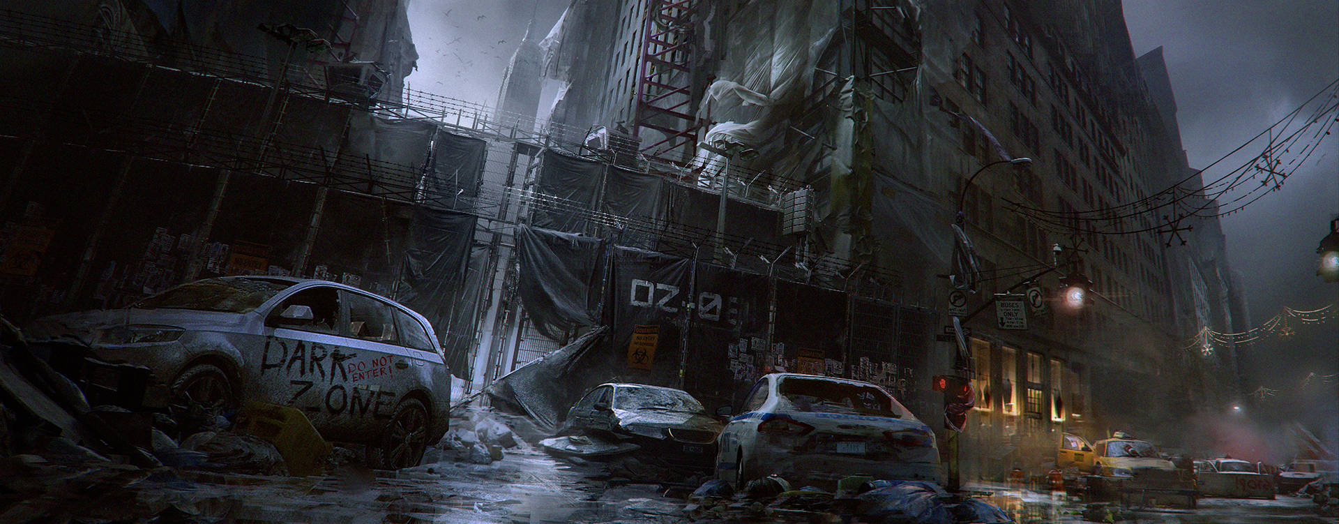 The Division Abandoned Cars Wallpaper
