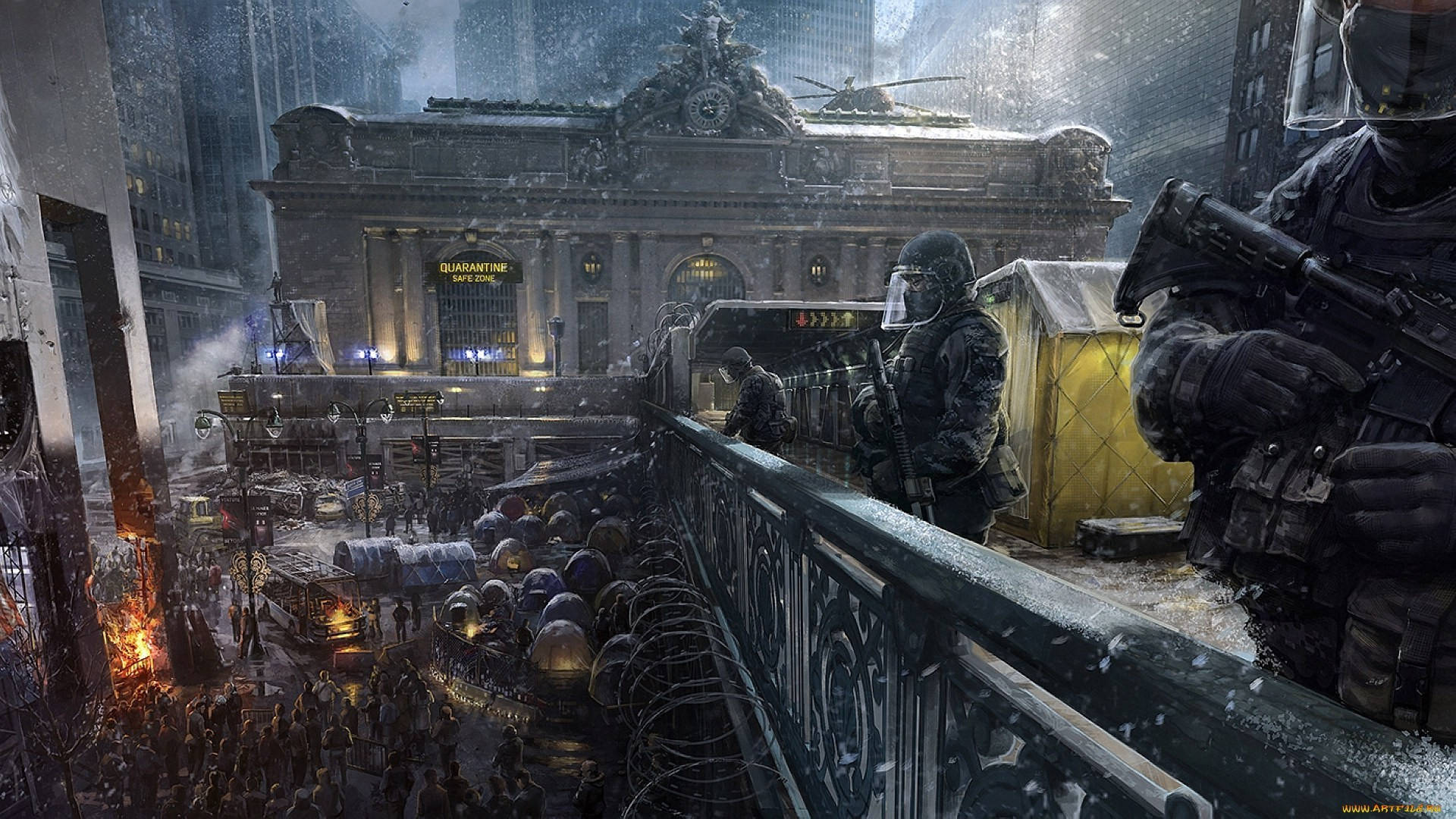 The Division Armed Soldiers Wallpaper