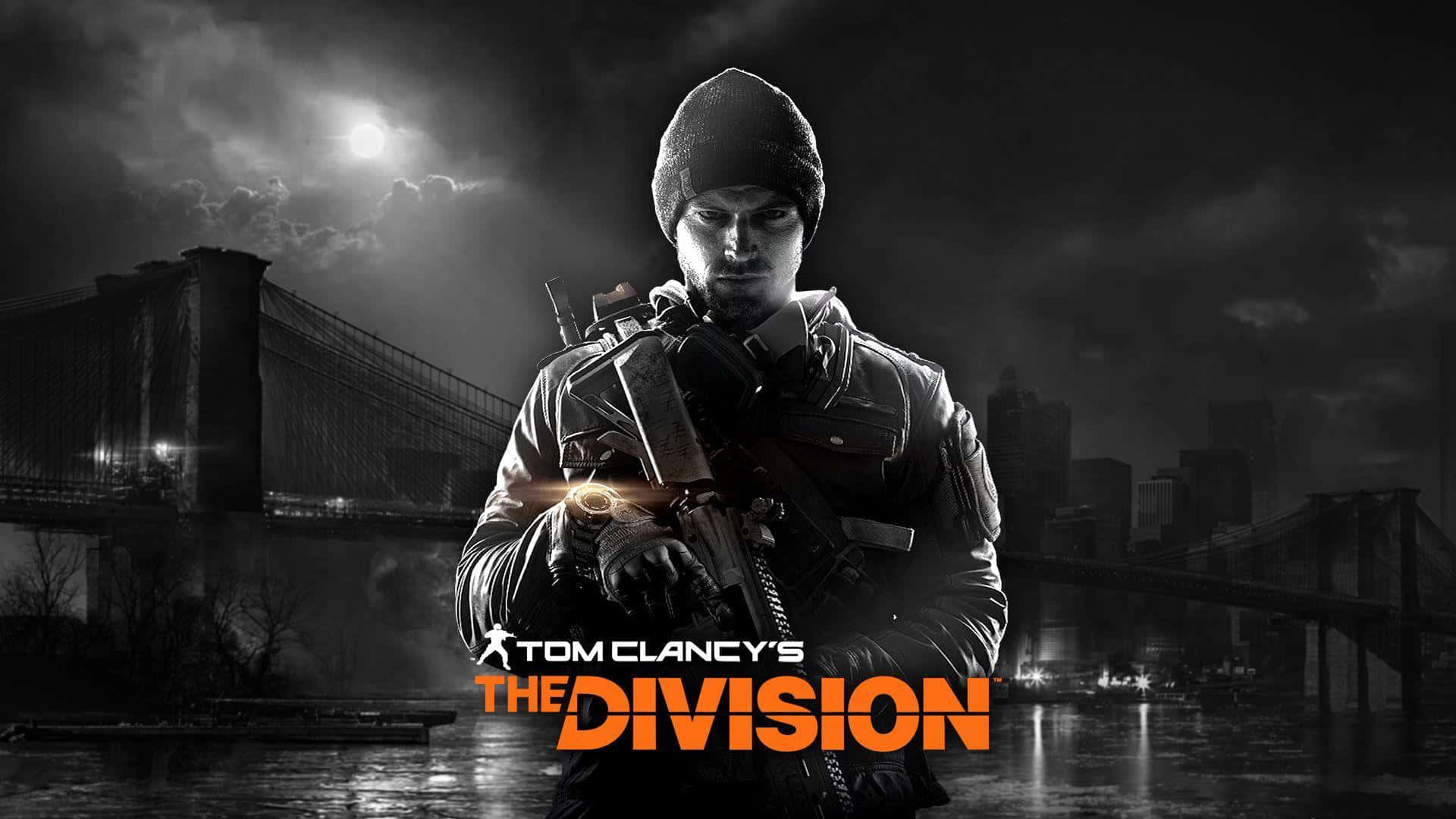 Agent Holding His Rifle The Division Desktop Wallpaper