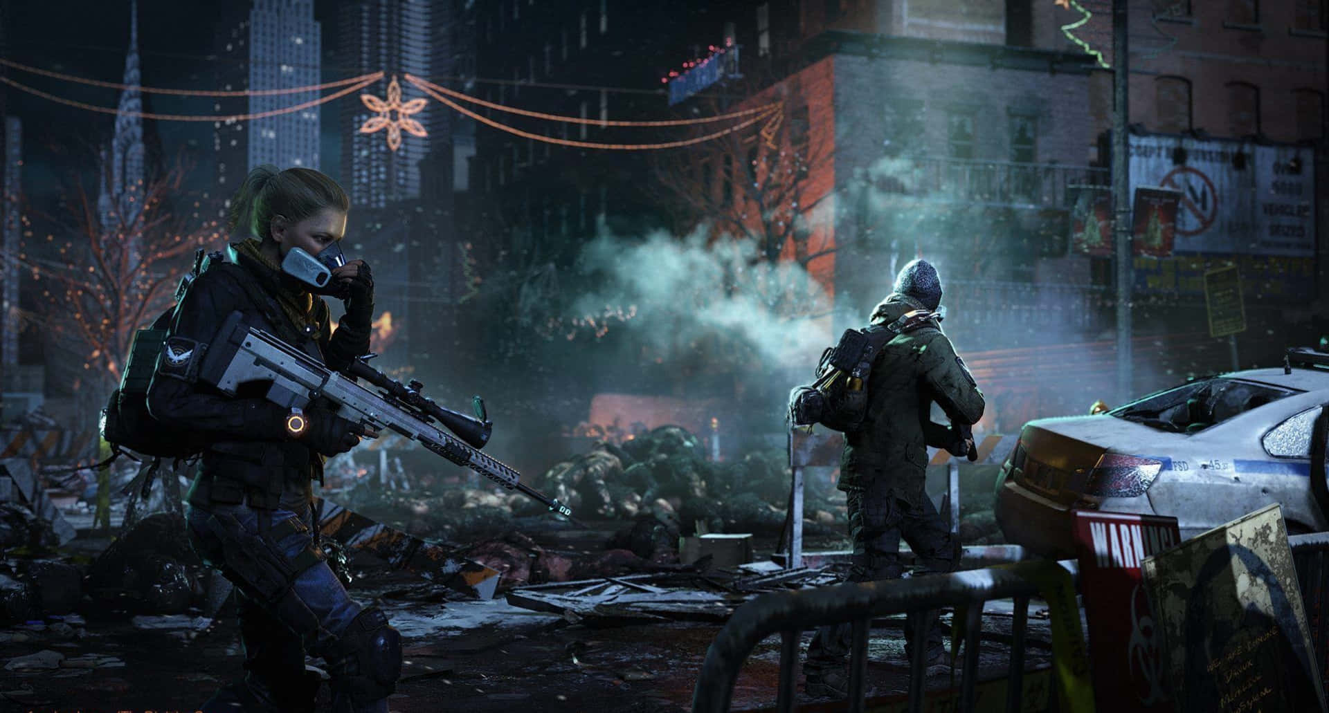 Take the Fight to the Streets in The Division Desktop Wallpaper