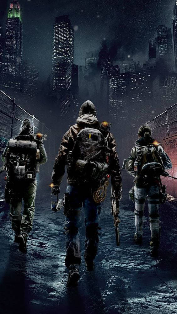 Video Game Agents The Division Phone Wallpaper