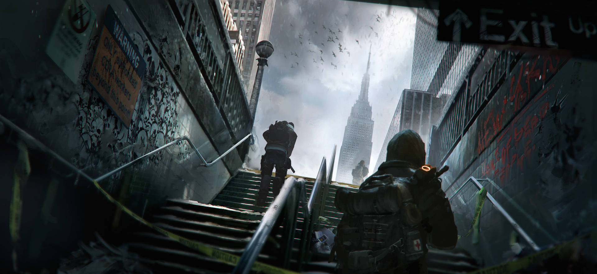 The Division Stairs Wallpaper