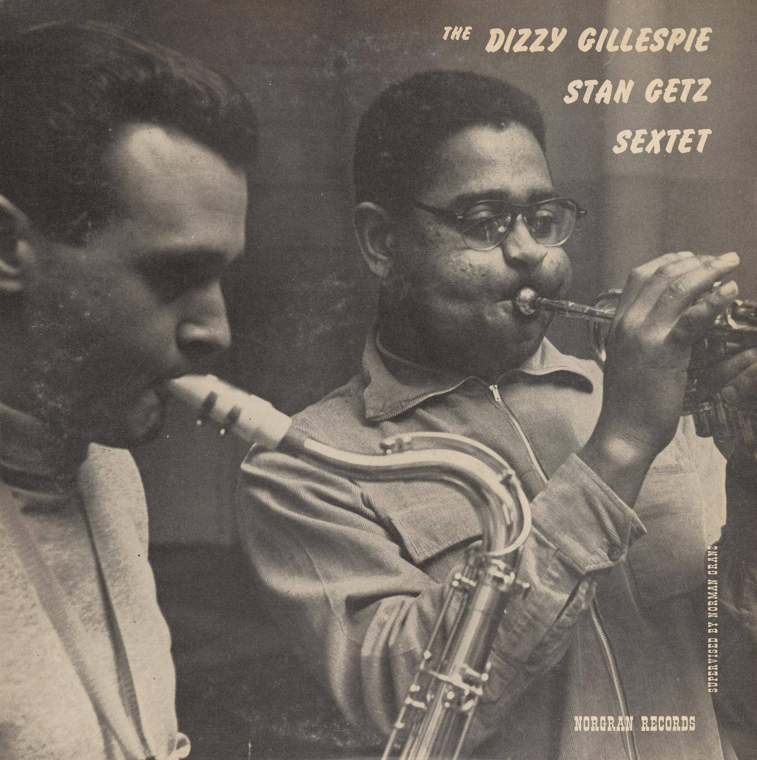 Den Dizzy Gillespie Stan Getz Sextet Album Cover Wallpaper Wallpaper