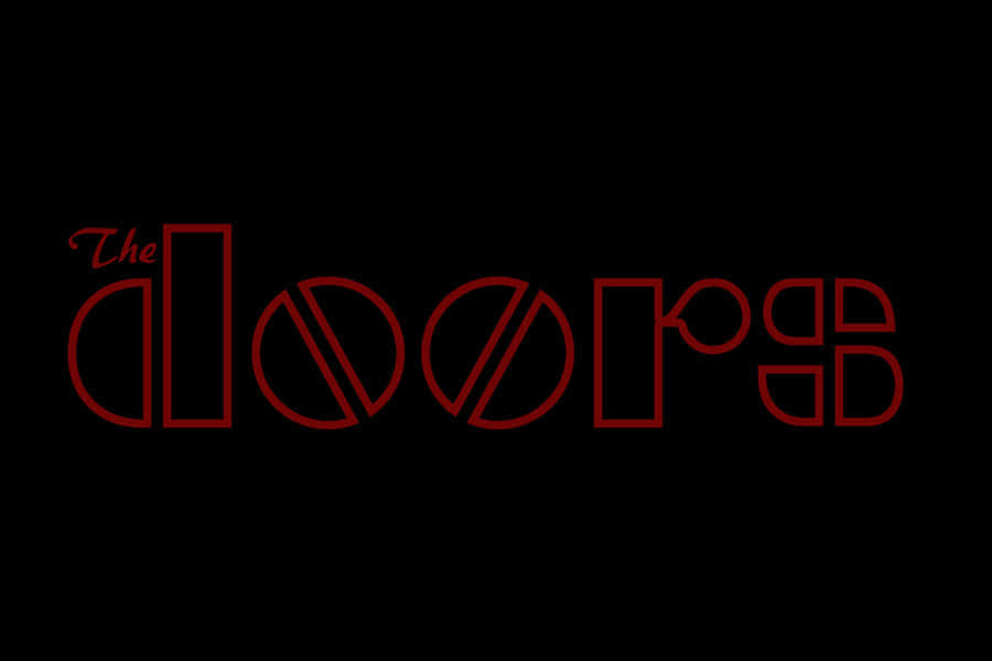 Logo Du Groupe The Doors Fond d'écran