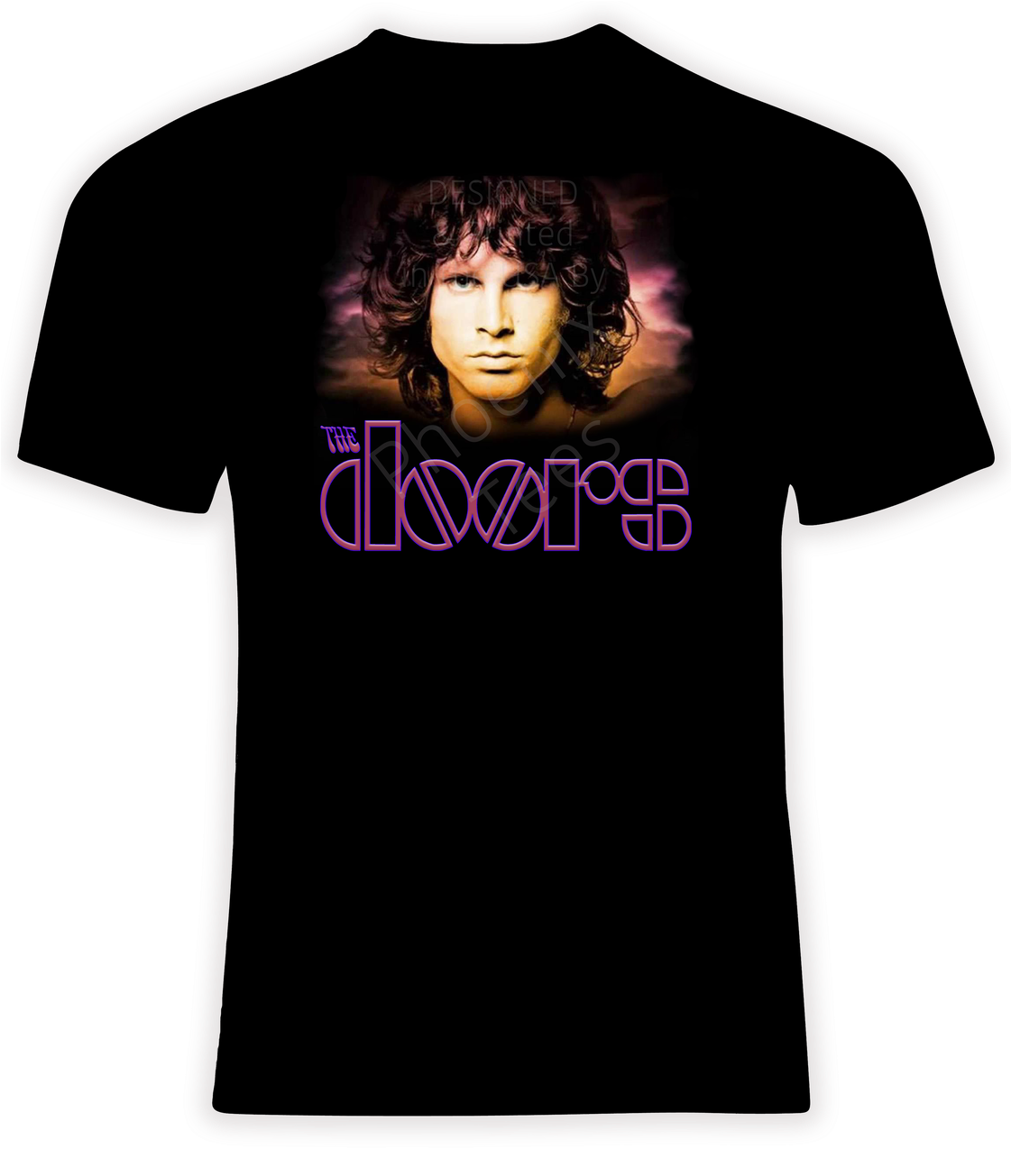 The Doors Band T Shirt Design PNG