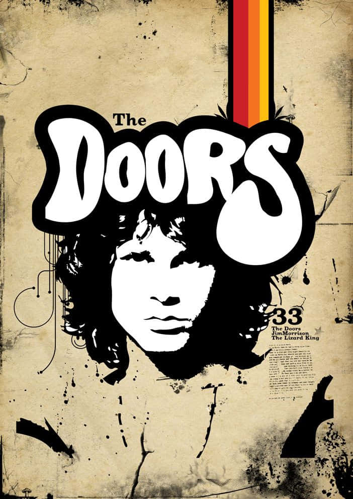 The Doors Vintage Plakat Bakgrunnsbildet