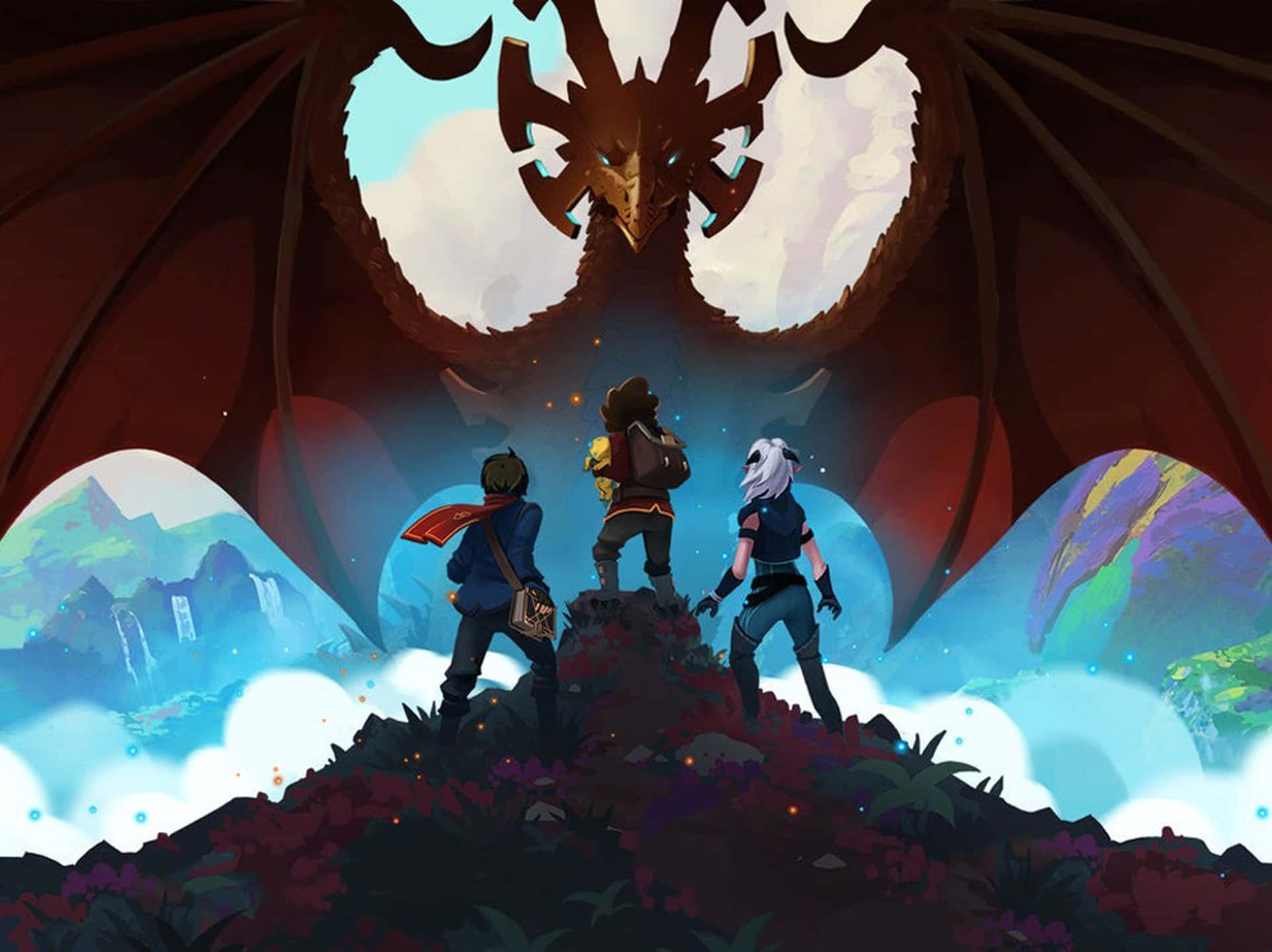 Download Follow the Mage and Her Chances of Finding the Dragon Prince  Wallpaper  Wallpaperscom