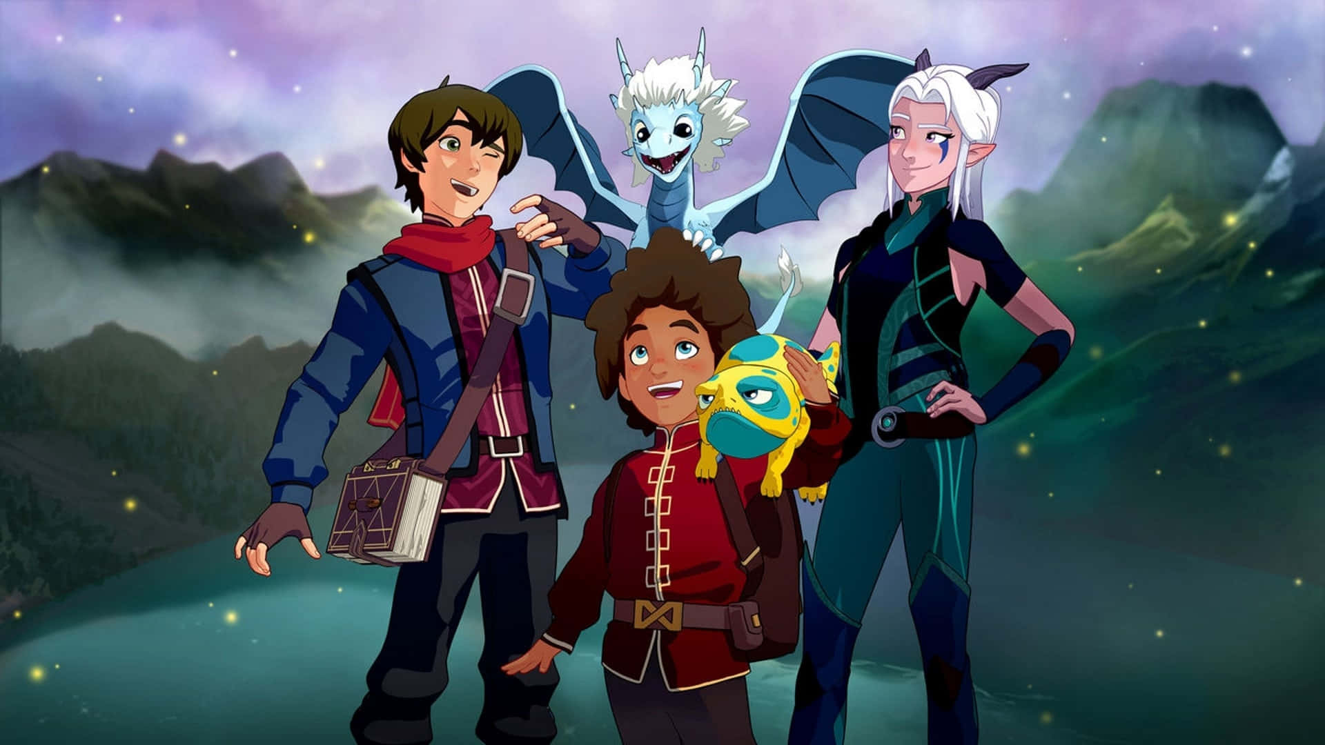 Enjoy the Power of Magic in The Dragon Prince Wallpaper