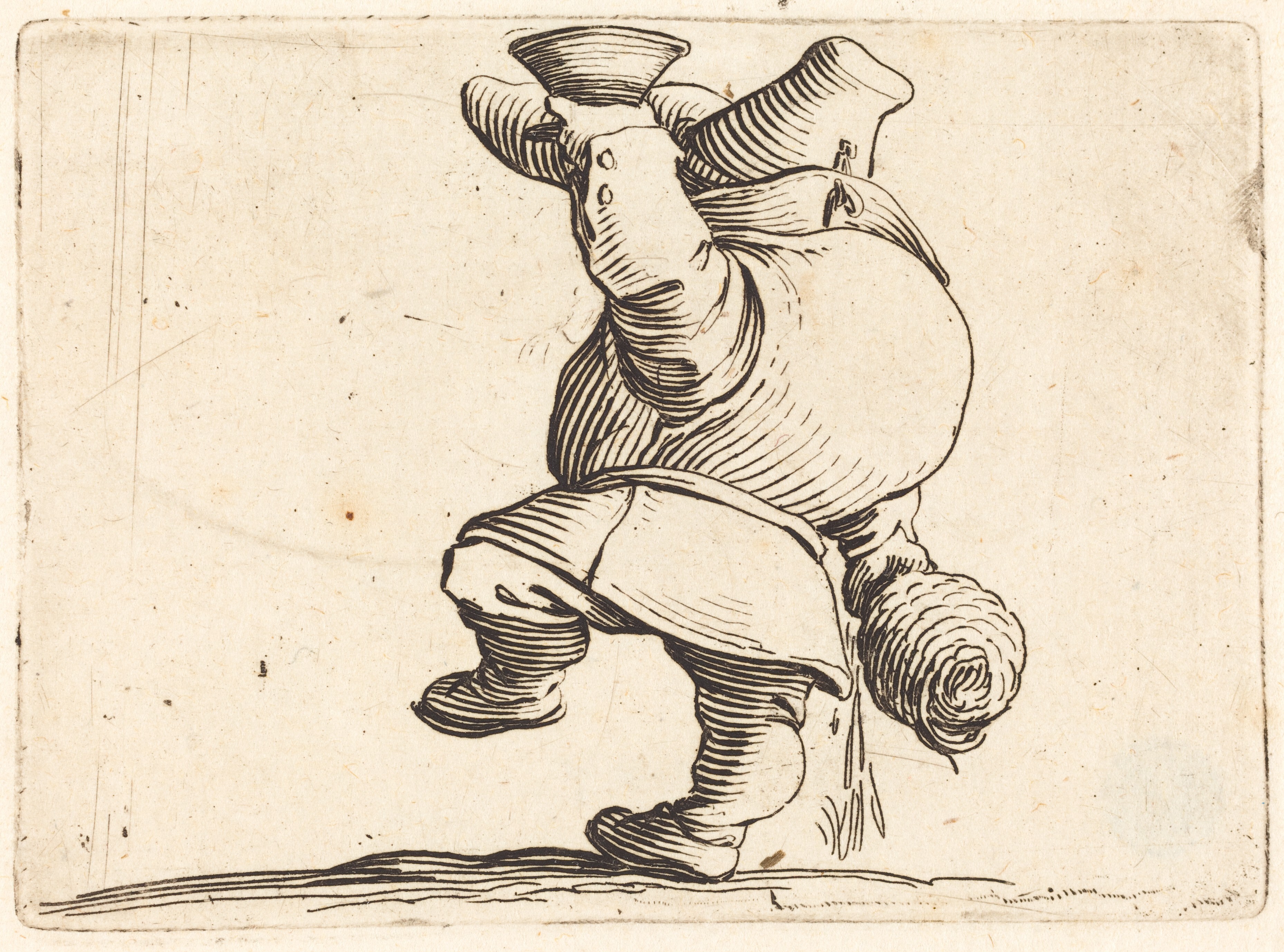 The Drinker, Back View Wallpaper