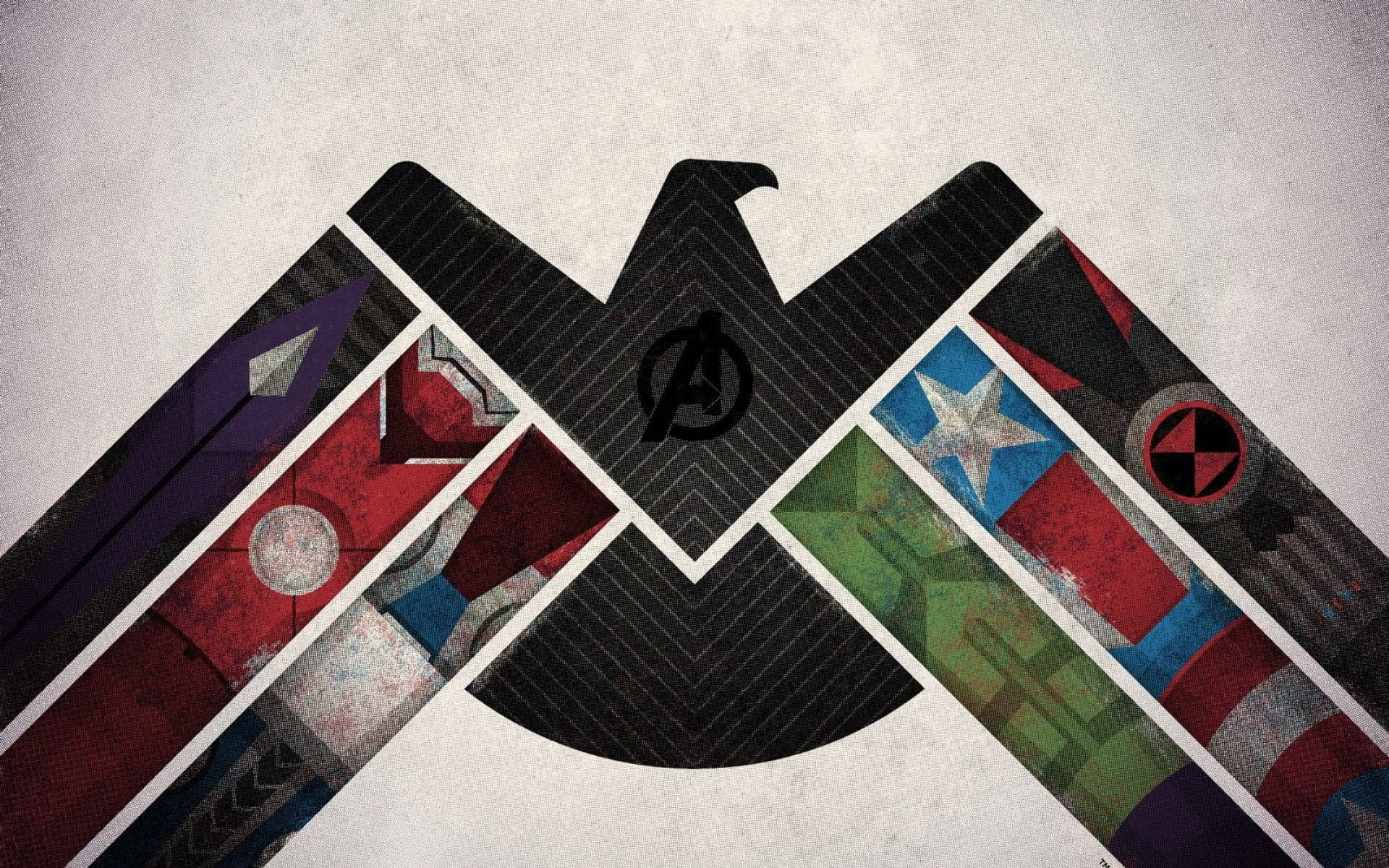 The Eagle Avengers Logo Wallpaper