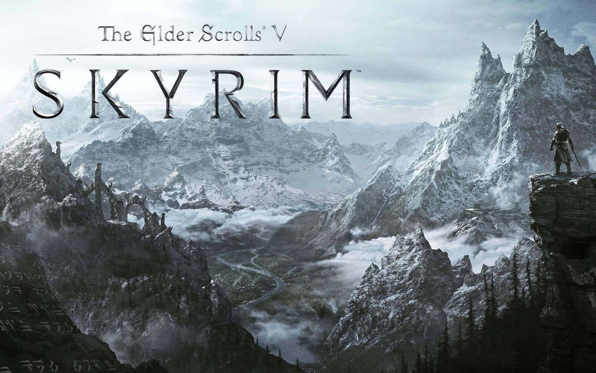 Derhintergrund Von The Elder Scrolls V Skyrim Mit Einer Auflösung Von 2560 X 1600.
