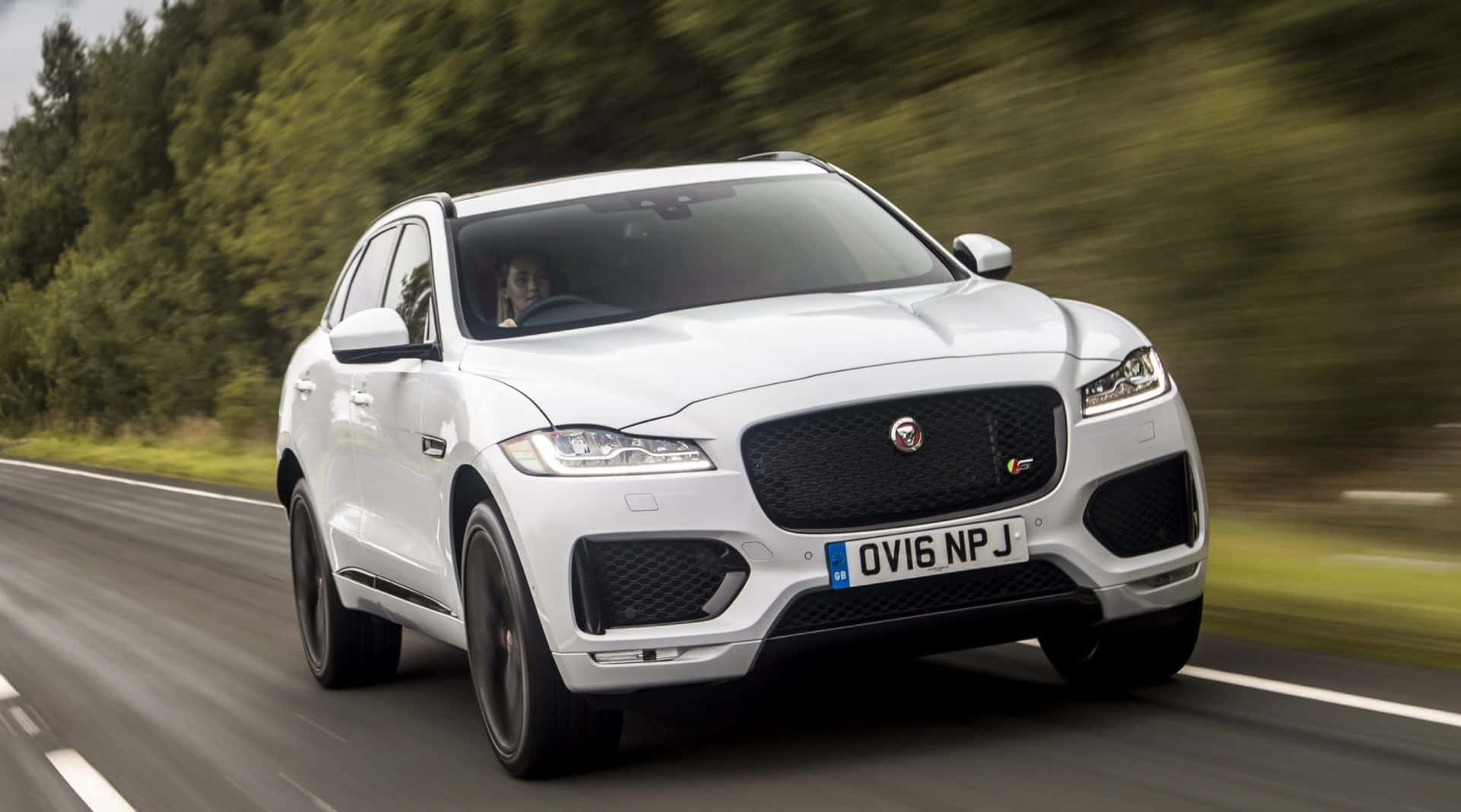 The Elite Elegance Of Jaguar F-pace Wallpaper