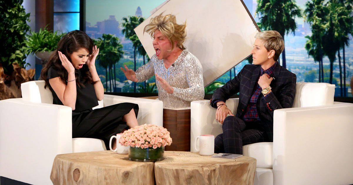 The Ellen Show Pranking Selena Gomez Background