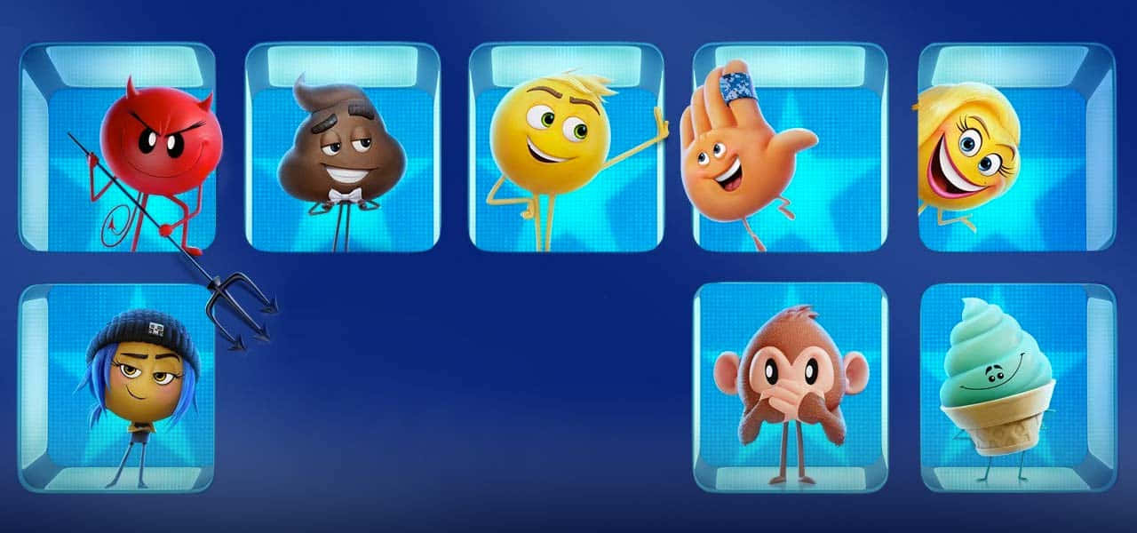 The Emoji Movie Characters Wallpaper