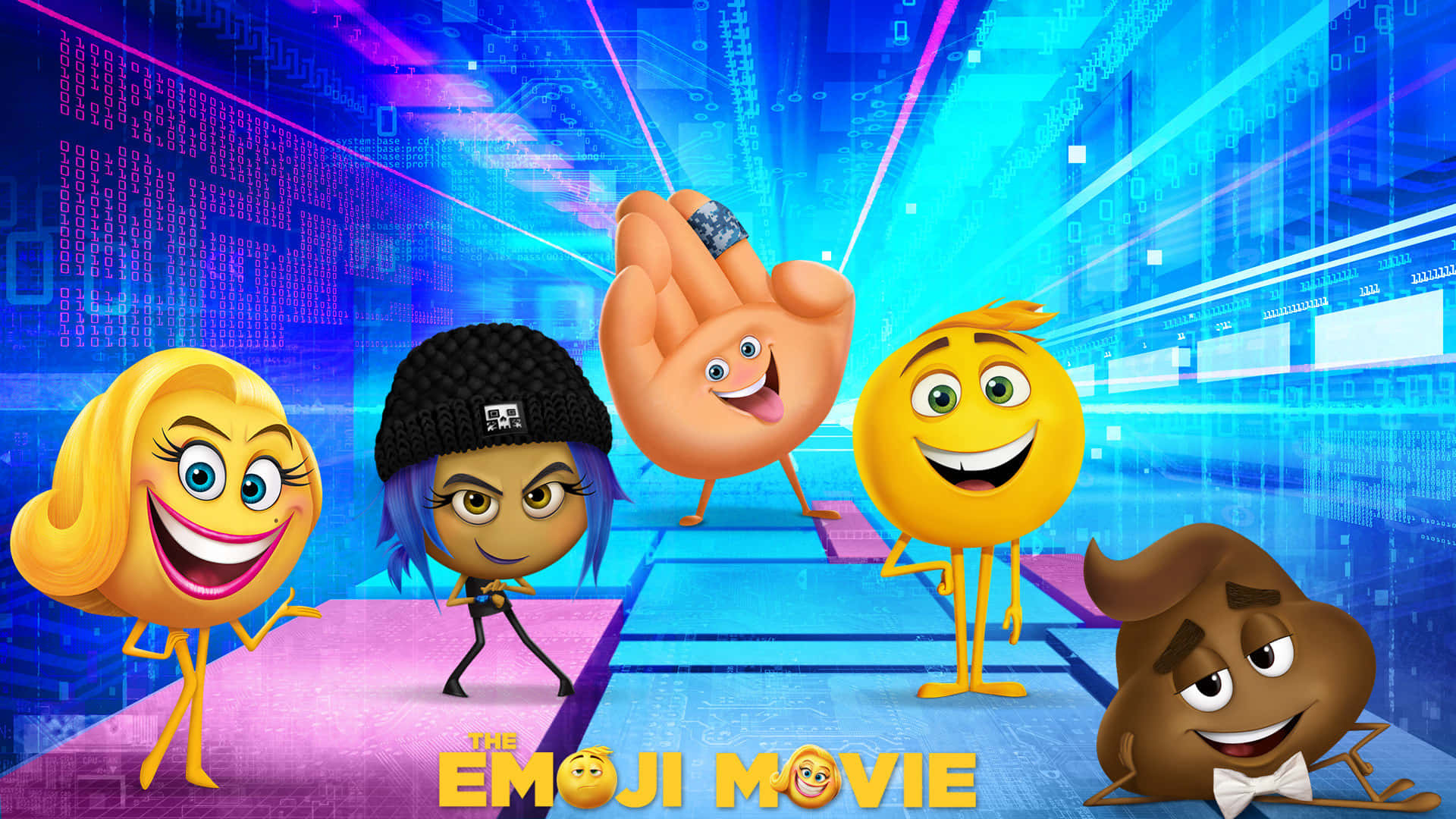 The Emoji Movie Promo Poster Wallpaper
